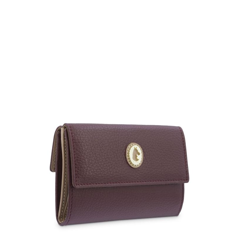 El potro Cartera mediana mujer en piel vacuno color burdeos-El Potro Ventas relámpago