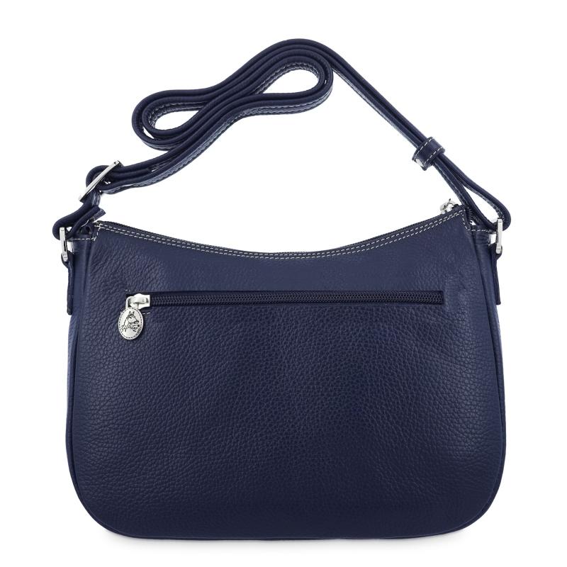 El potro Bolso Hobo mujer en piel vacuno color azul - Floater Mejor oferta