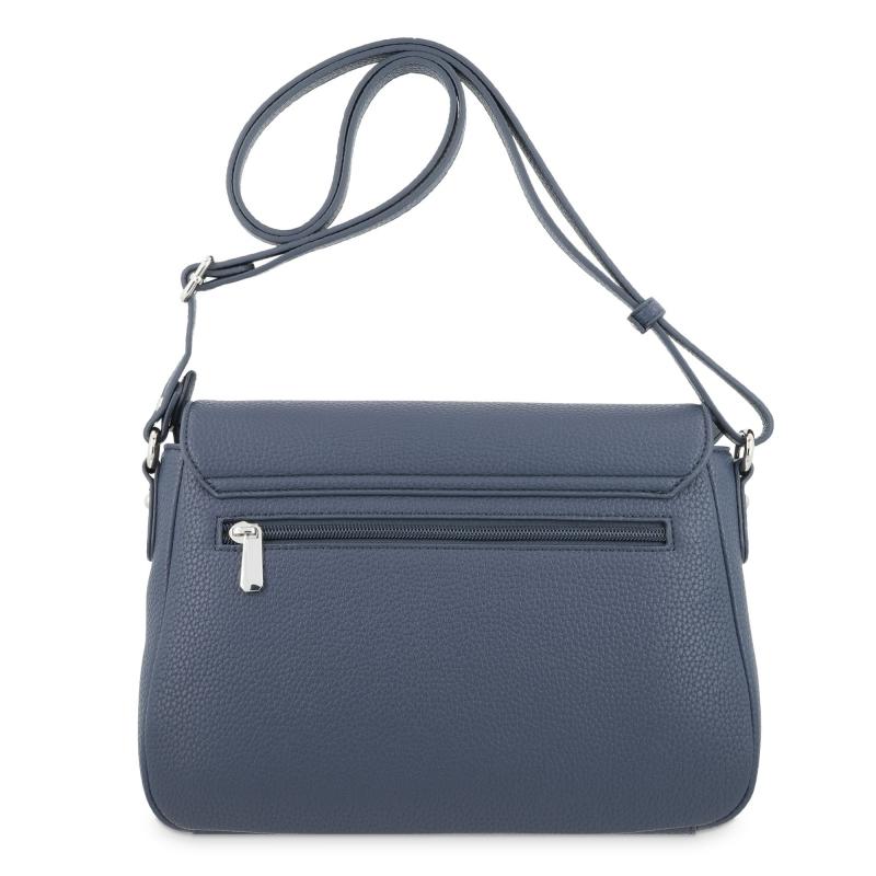 El potro Bolso solapa grande bandolera de El Potro color azul-Siena Ofertas especiales