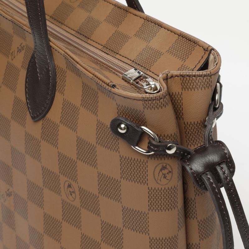 El potro Bolso tote chess moca-El Potro Devoluciones gratuitas