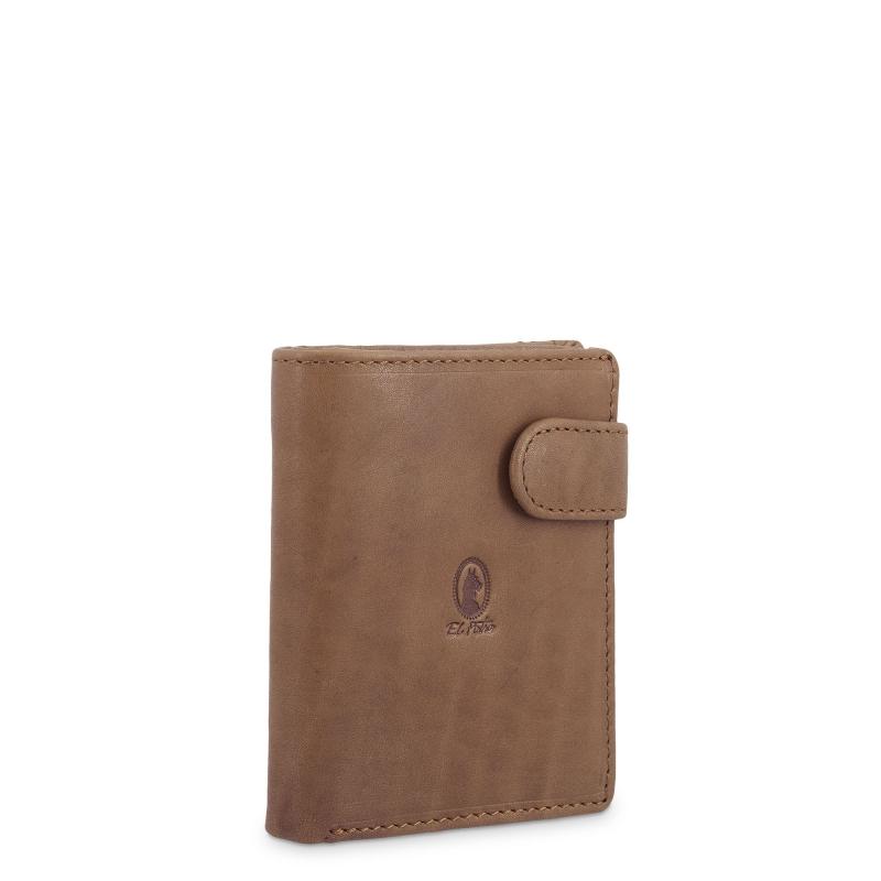 El potro Cartera con monedero exterior hombre en piel vacuno color cuero- Durango Envío gratis
