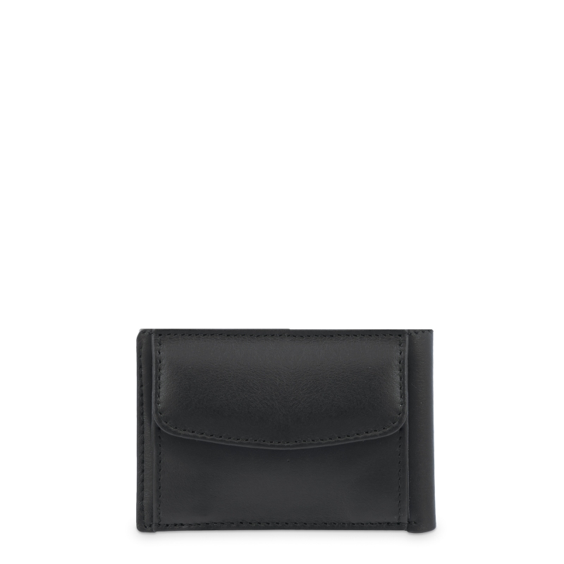 El potro Cartera pequeña con monedero exterior en piel vacuno color negro-El Potro Grandes ahorros