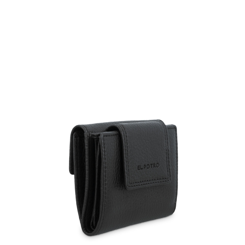 El potro Cartera de mujer pequeña en piel vacuno color negro - Floater Envío gratis