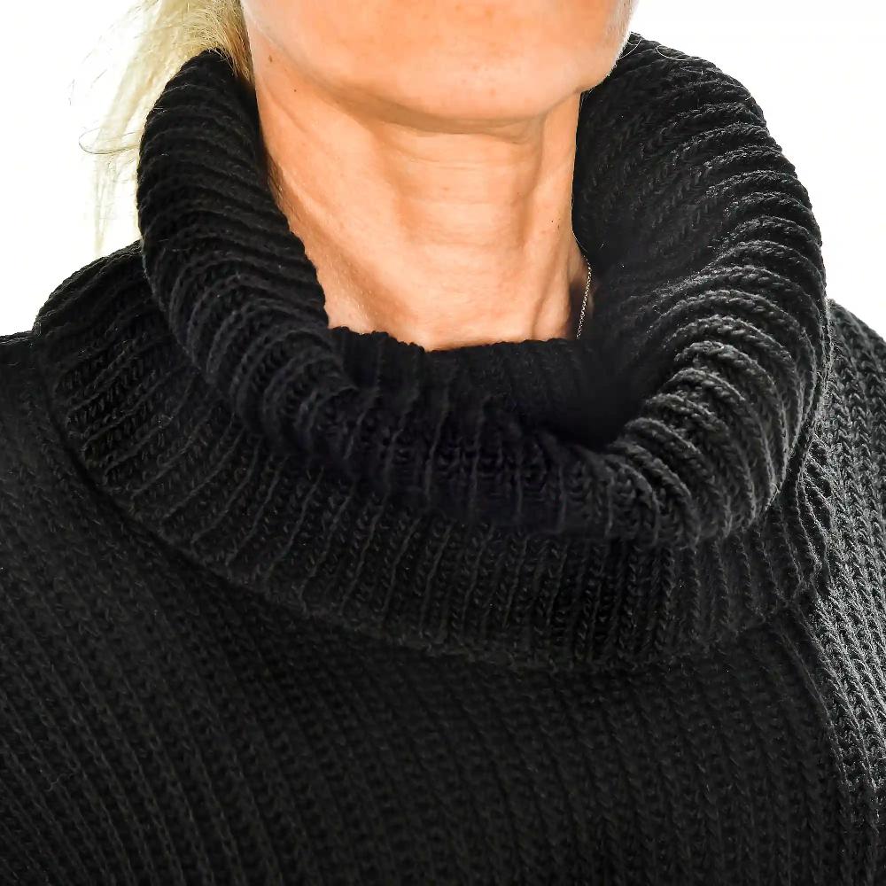 Firenze artegiani Vestido cuello vuelto talla única. Made in Italy Solo queda un día