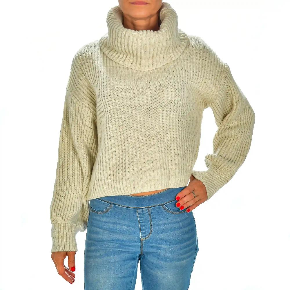 Firenze artegiani Jersey cuello vuelto talla única. Made in Italy Superdescuento