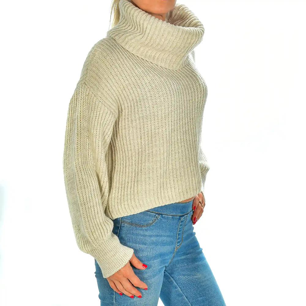 Firenze artegiani Jersey cuello vuelto talla única. Made in Italy Superdescuento
