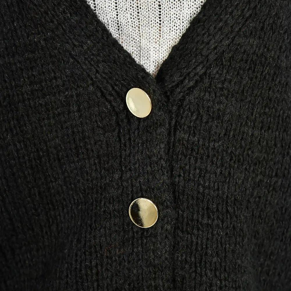 Firenze artegiani Cárdigan corto de 4 botones talla única. Made in Italy Envío internacional gratuito