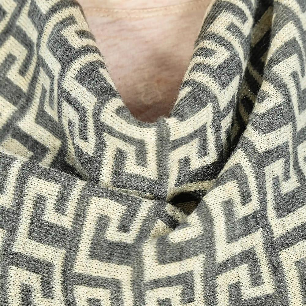 Firenze artegiani Capa diseño greca tejido talla única. Made in Italy Grandes ahorros