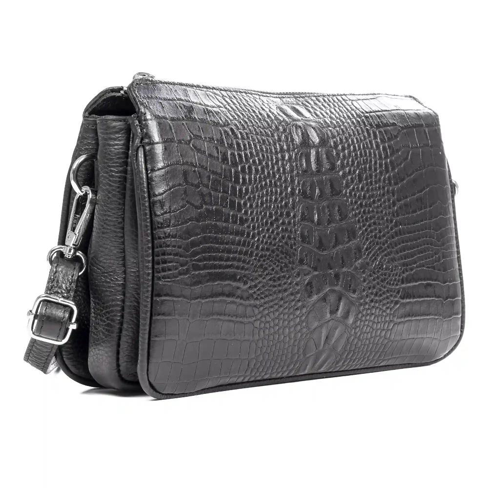 Firenze artegiani Arzergrande bolso bandolera piel auténtica dollaro con parte frontal grabado cocodrilo Rebajas baratas