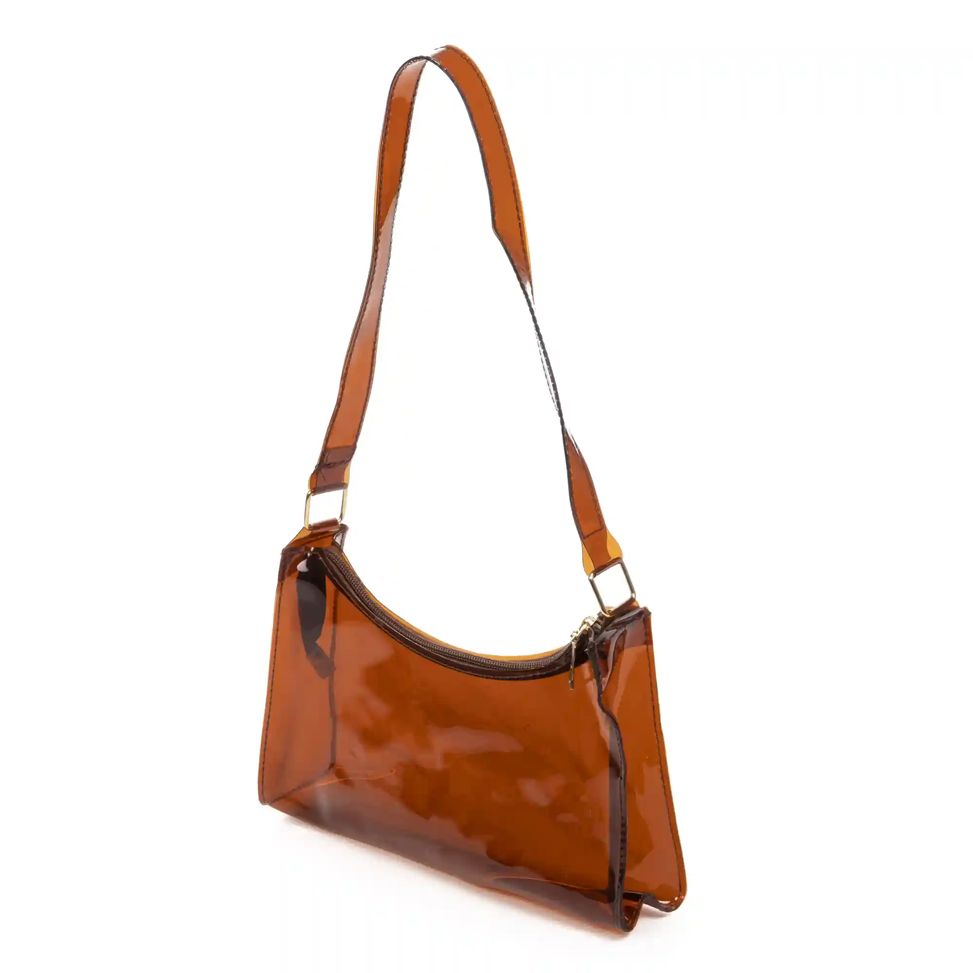 Firenze artegiani Zeri bolso de hombro de PVC transparente Envío gratis