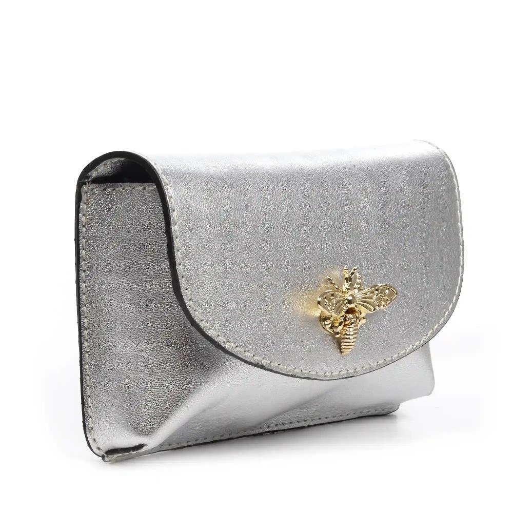 Firenze artegiani Aquilonia bolso de mano mujer. Piel auténtica acabado Gamuza lacada Oferta exclusiva