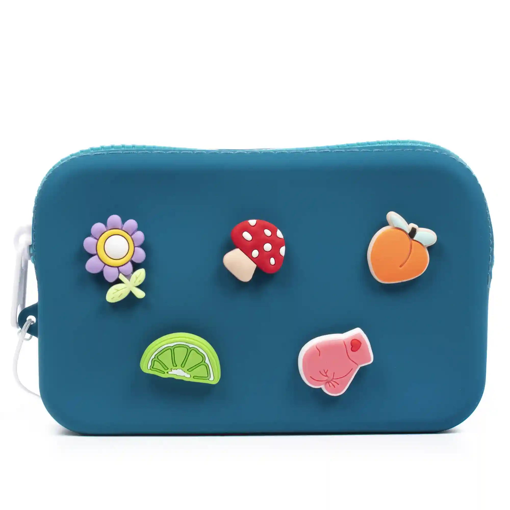 Firenze artegiani Villaverla monedero / bolso de mano con asa de silicona y asa flexible. Charms decorativos intercambiables Descuento por venta flash