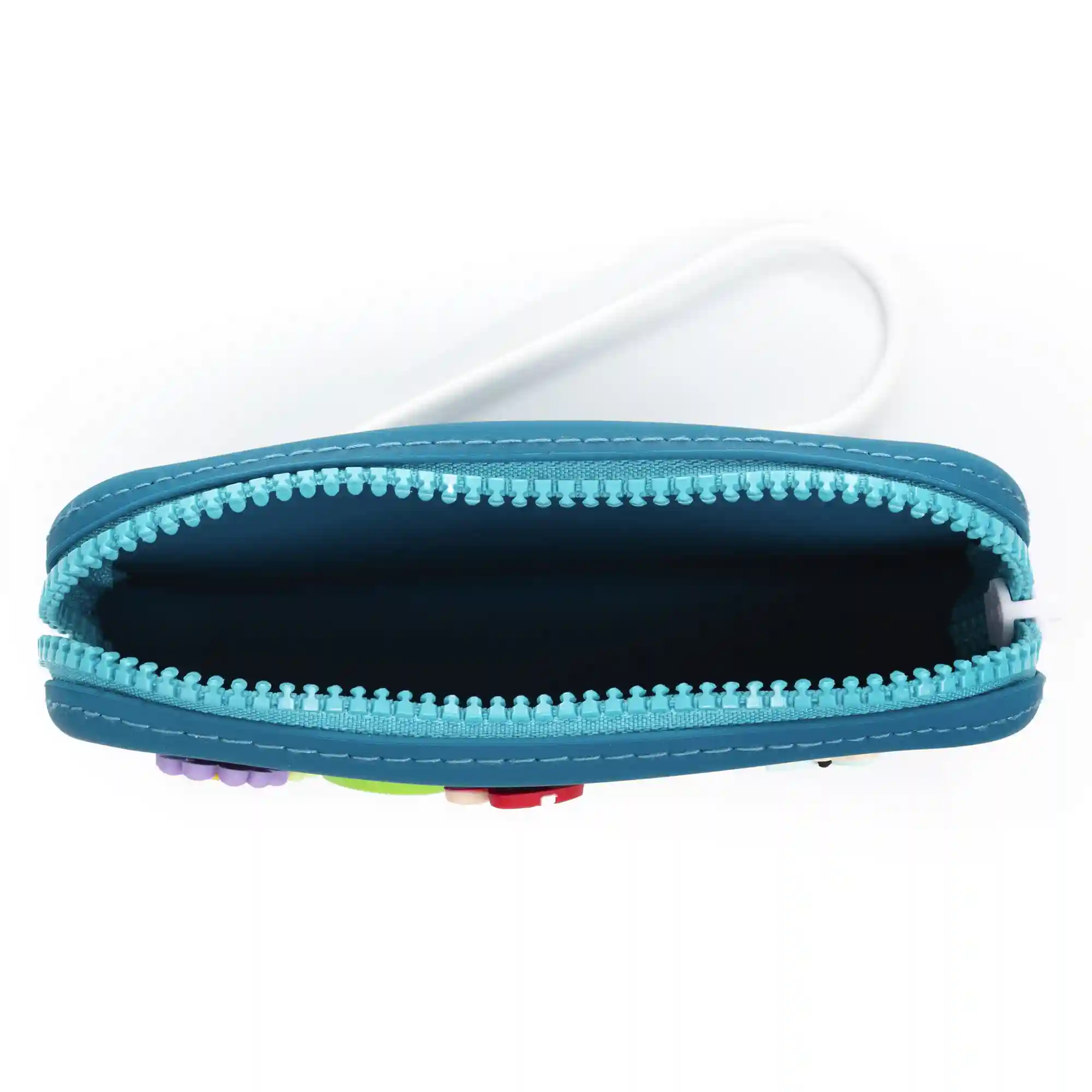 Firenze artegiani Villaverla monedero / bolso de mano con asa de silicona y asa flexible. Charms decorativos intercambiables Descuento por venta flash