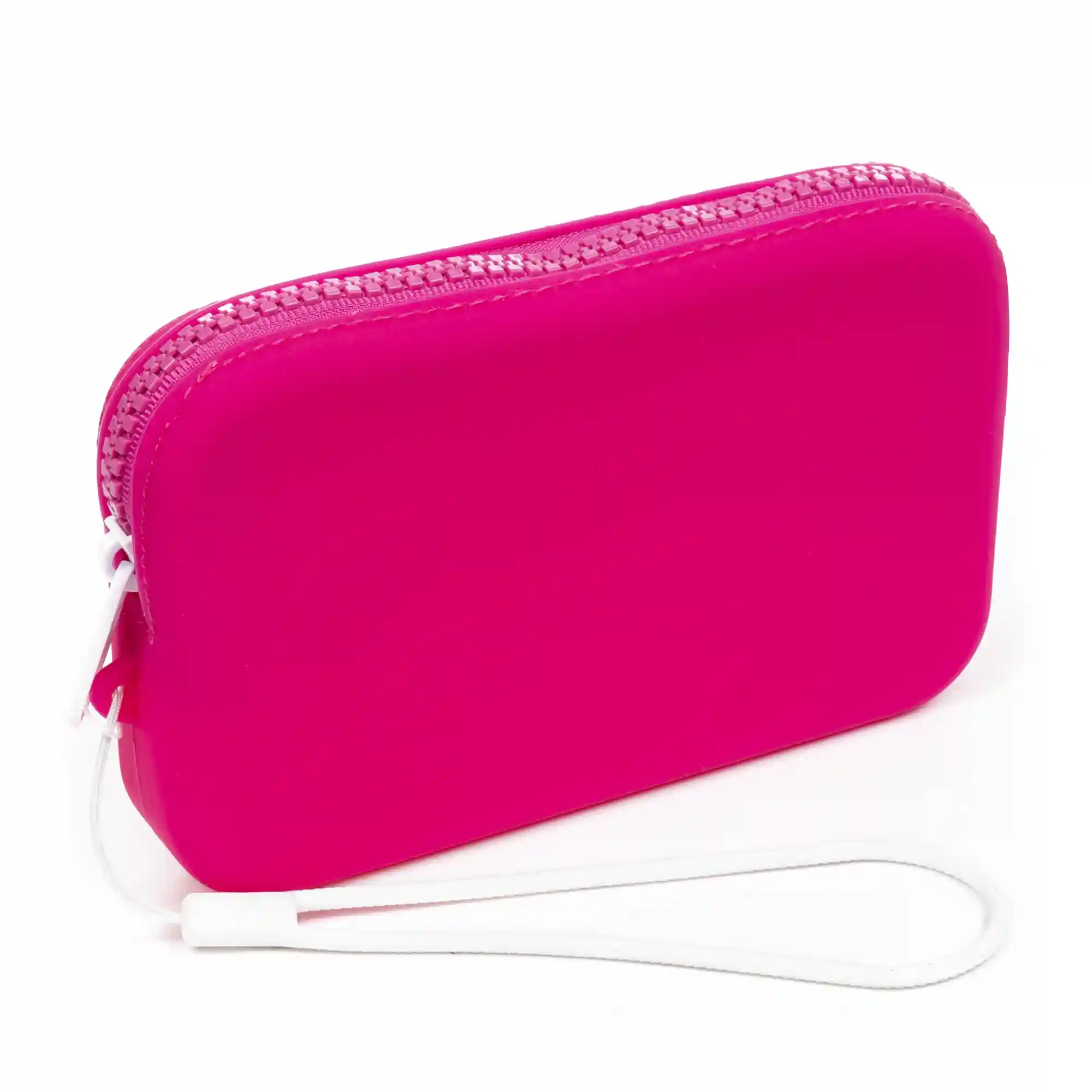 Firenze artegiani Villasor monedero / bolso de mano con asa de silicona y asa flexible