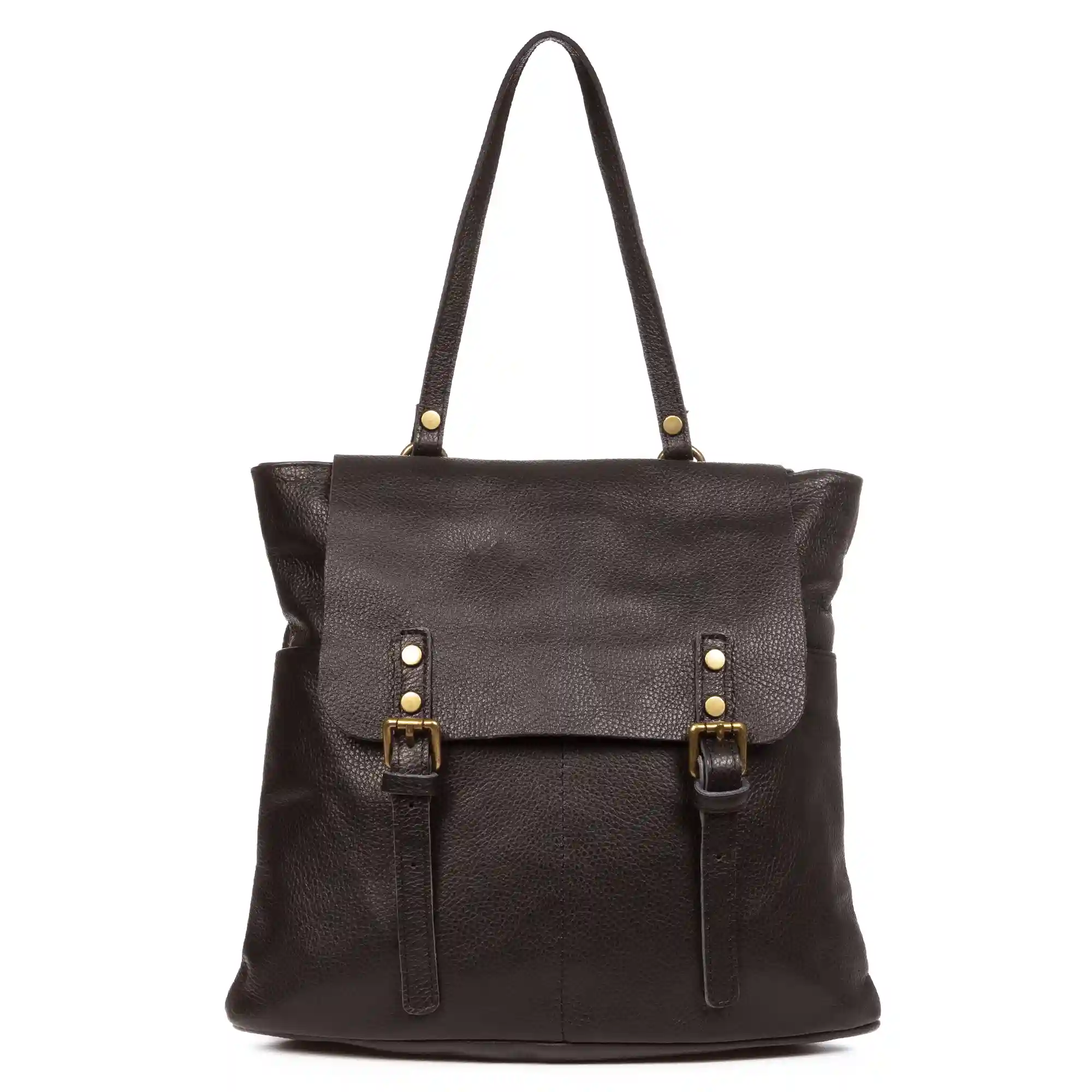 Firenze artegiani Amatre Bolso mochila Mujer. Piel auténtica Dollaro