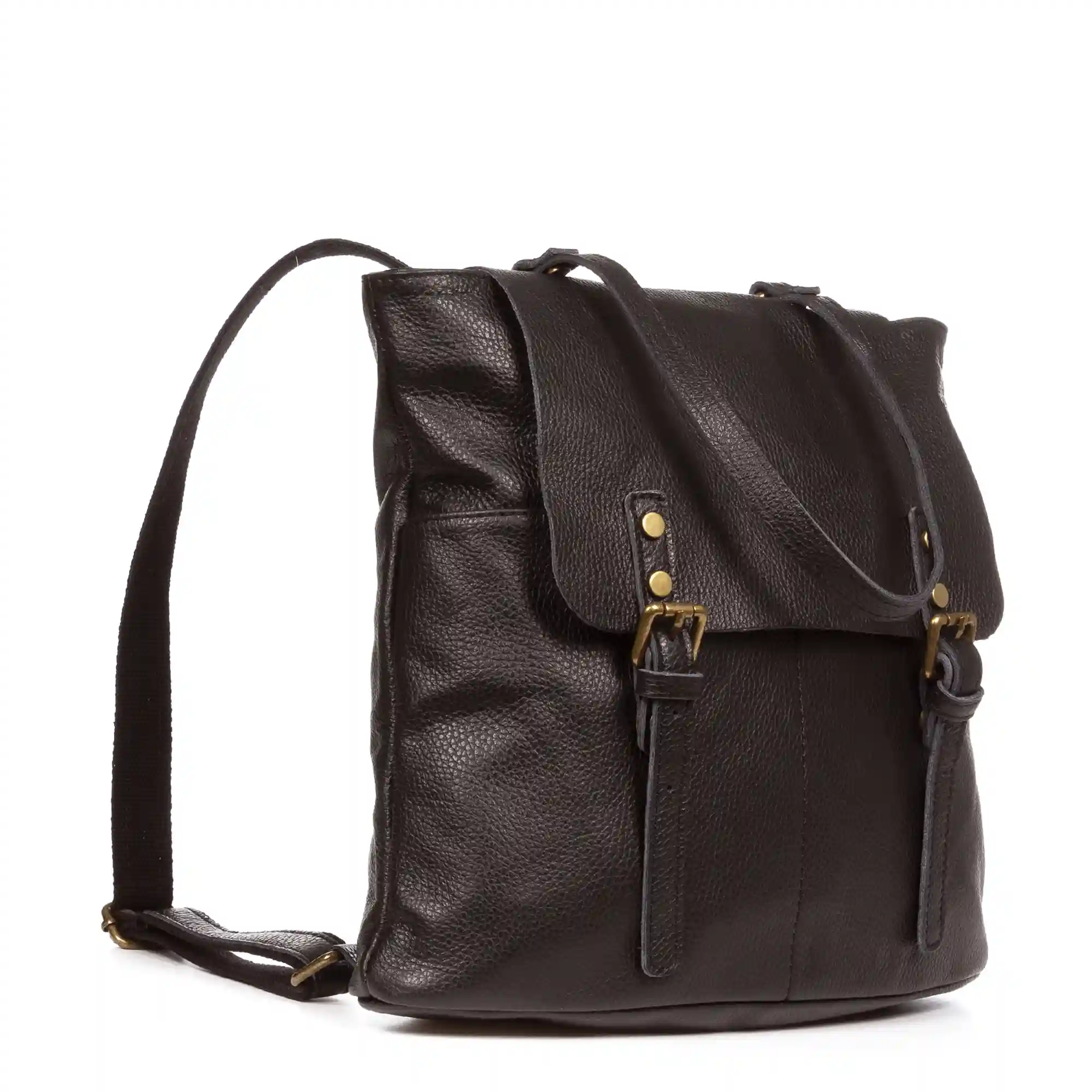 Firenze artegiani Amatre Bolso mochila Mujer. Piel auténtica Dollaro Devoluciones gratuitas