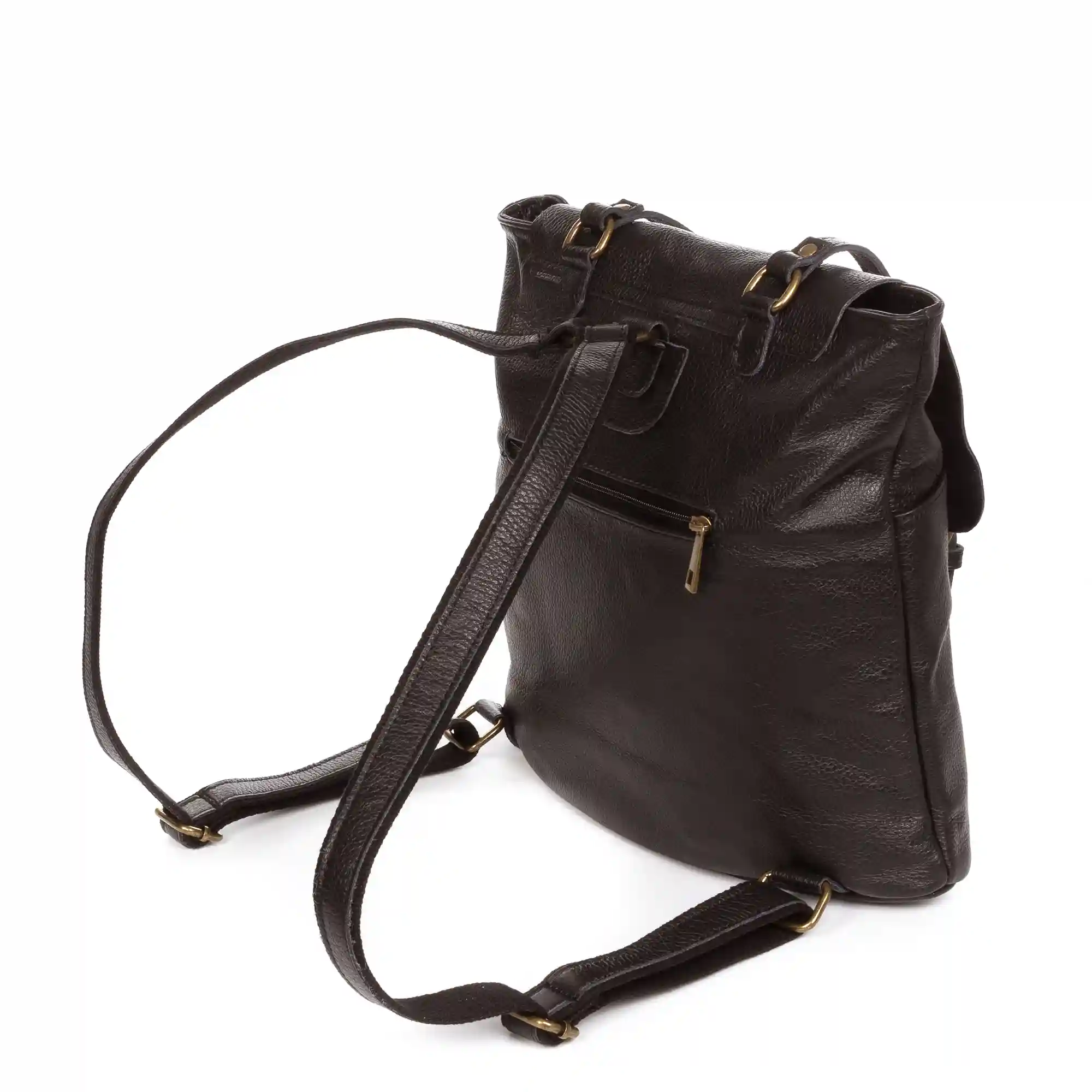 Firenze artegiani Amatre Bolso mochila Mujer. Piel auténtica Dollaro Devoluciones gratuitas