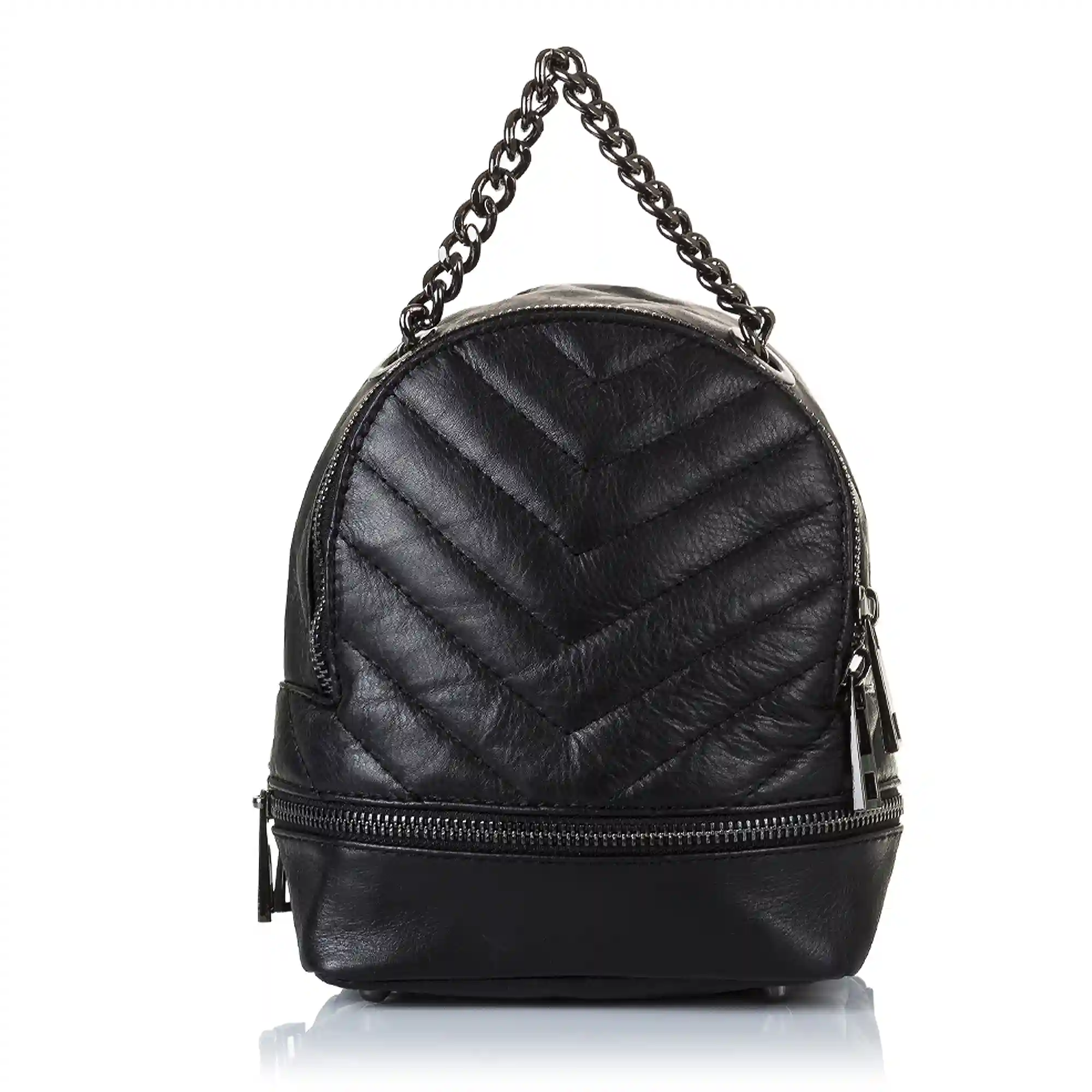 Firenze artegiani Affile Bolso mochila Mujer.Piel auténtica Sauvage