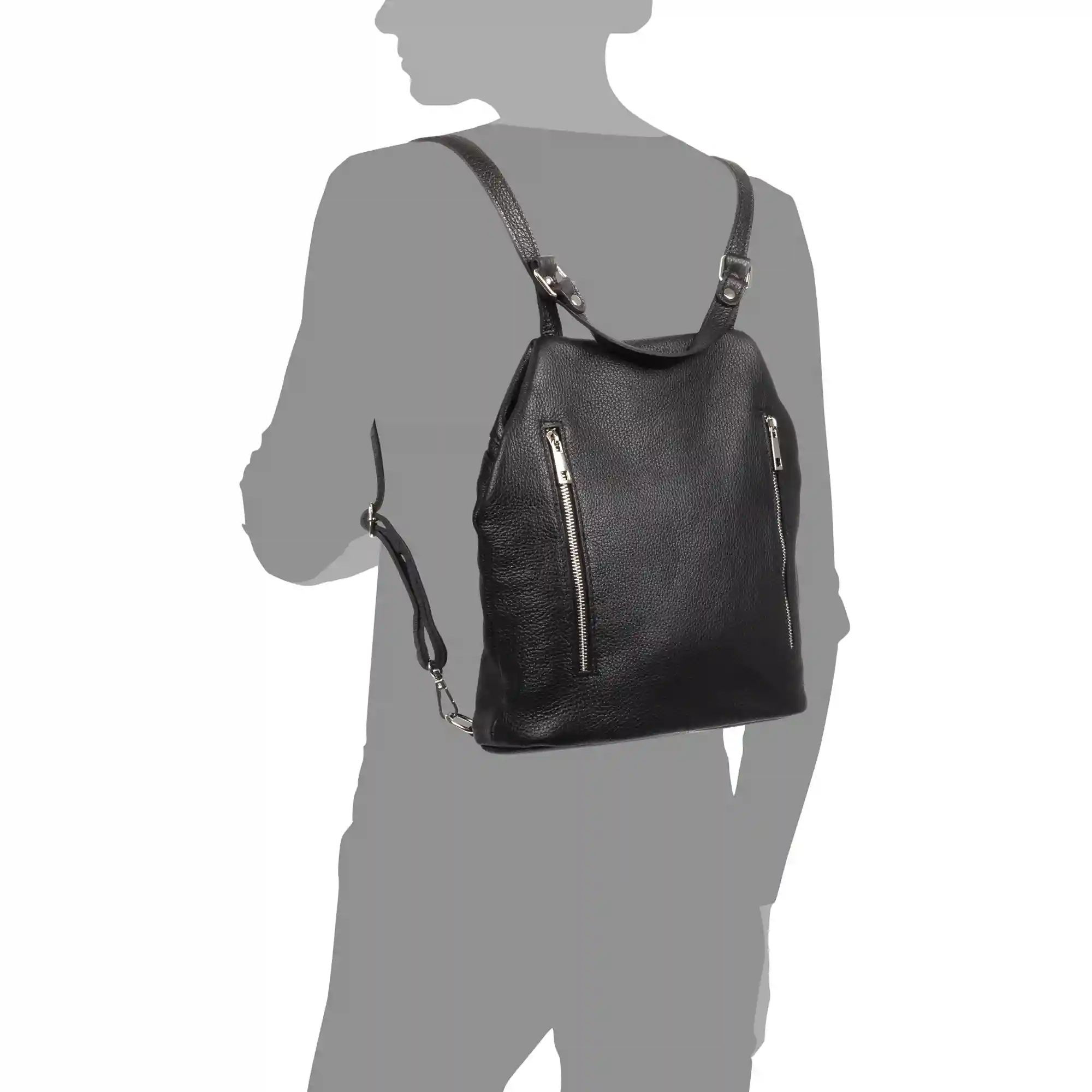 Firenze artegiani Acquaformosa Bolso Mochila Piel Auténtica Dollaro Ventas relámpago
