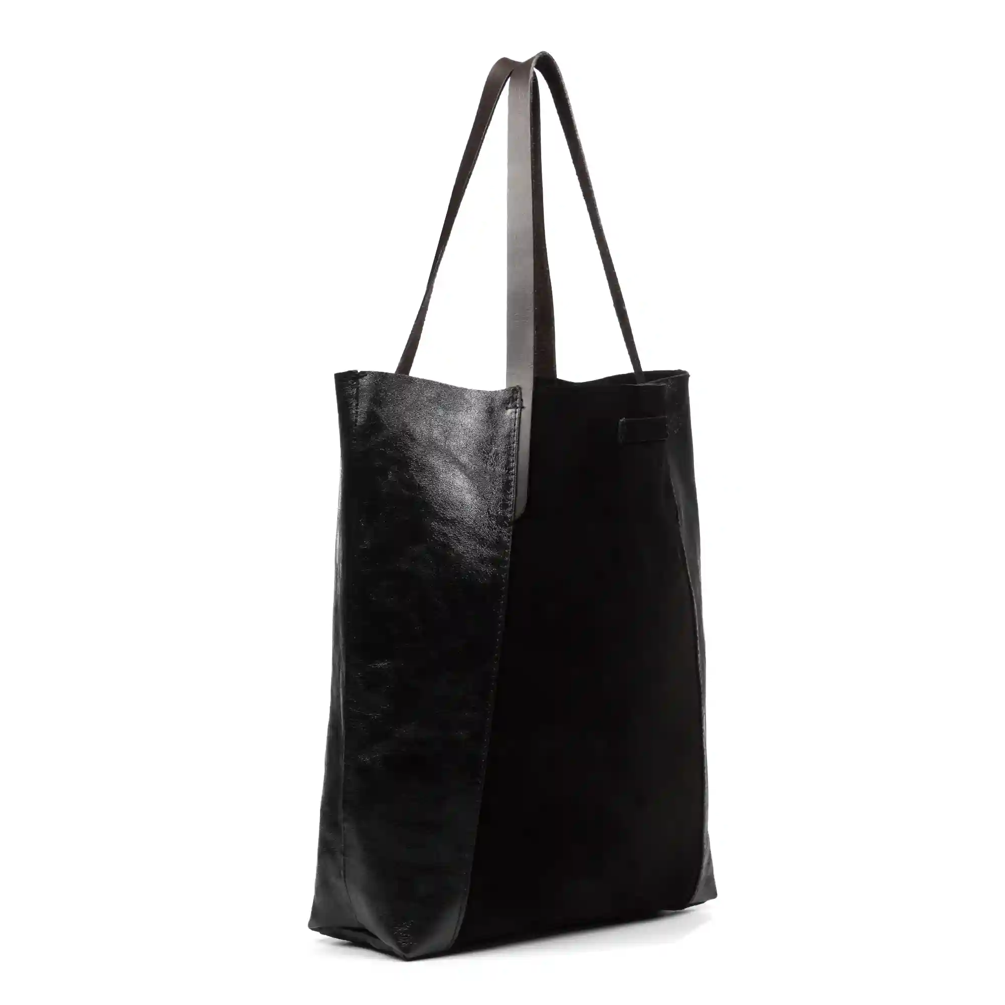 Firenze artegiani Ales bolso Shopper mujer. Piel auténtica Gamuza Lacada Últimos 2 días