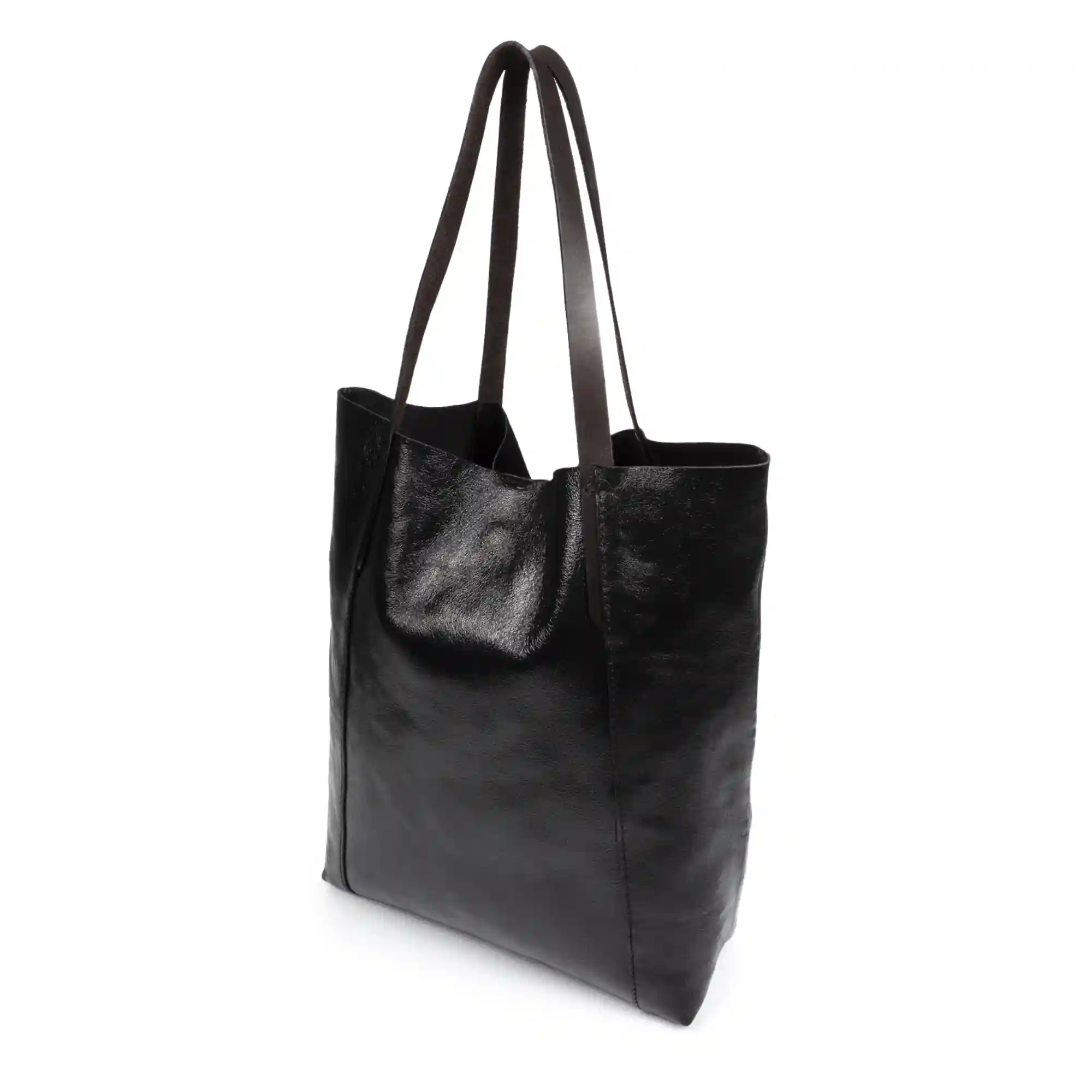 Firenze artegiani Ales bolso Shopper mujer. Piel auténtica Gamuza Lacada Últimos 2 días