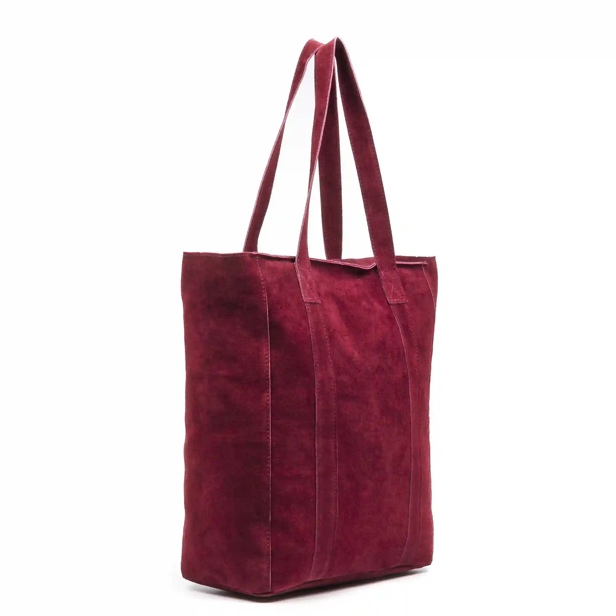 Firenze artegiani Albagiara Bolso Shopper mujer. Piel auténtica Gamuza Precio de fábrica