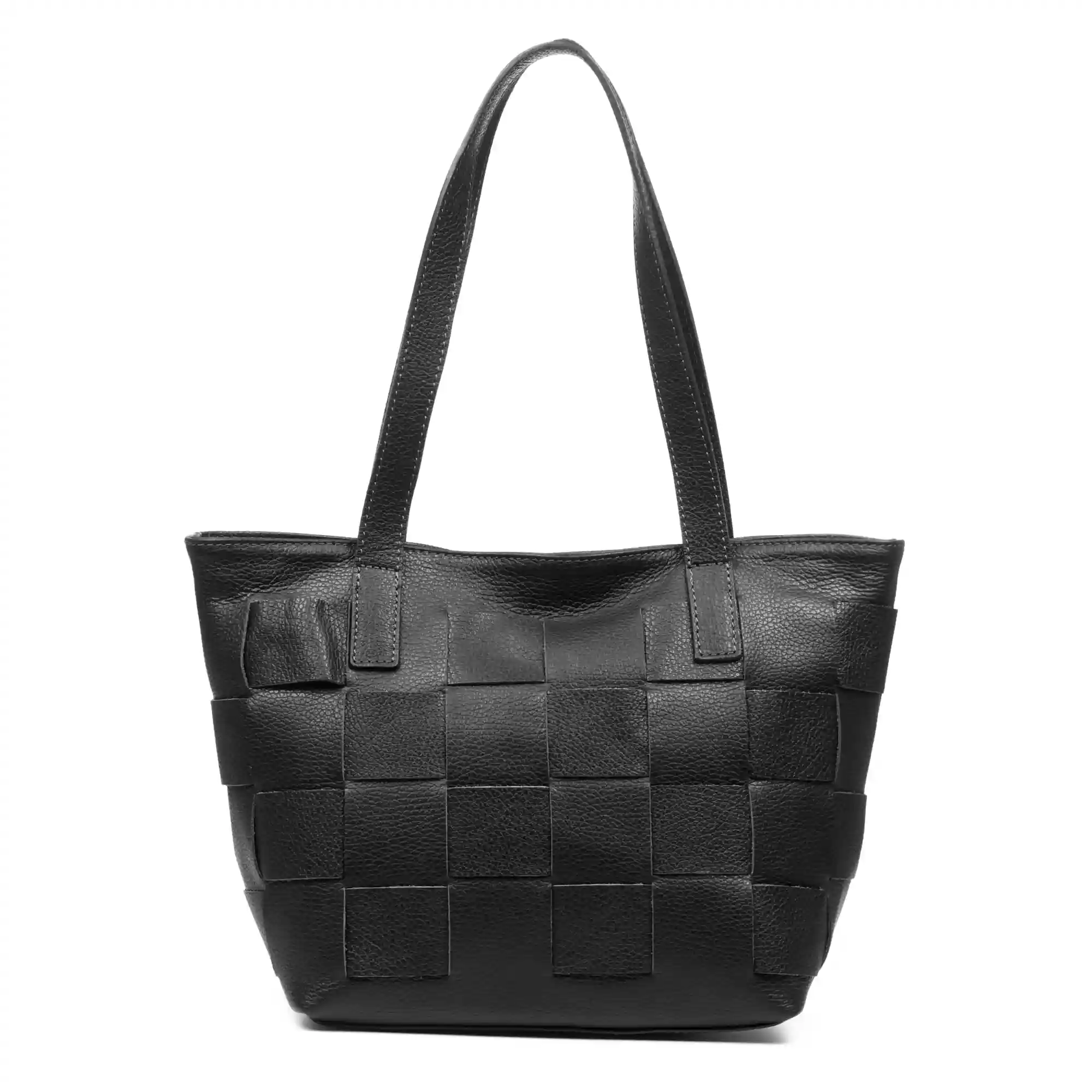 Firenze artegiani Agnone Bolso Shopper Mujer. Piel Auténtica acabado Dollaro