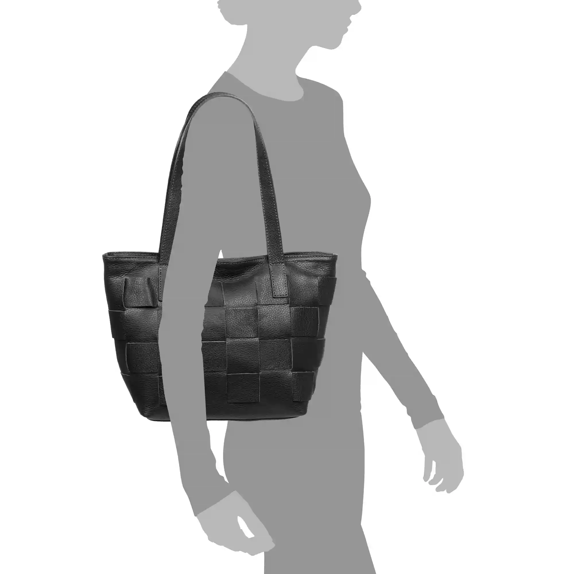 Firenze artegiani Agnone Bolso Shopper Mujer. Piel Auténtica acabado Dollaro Oferta especial de fábrica