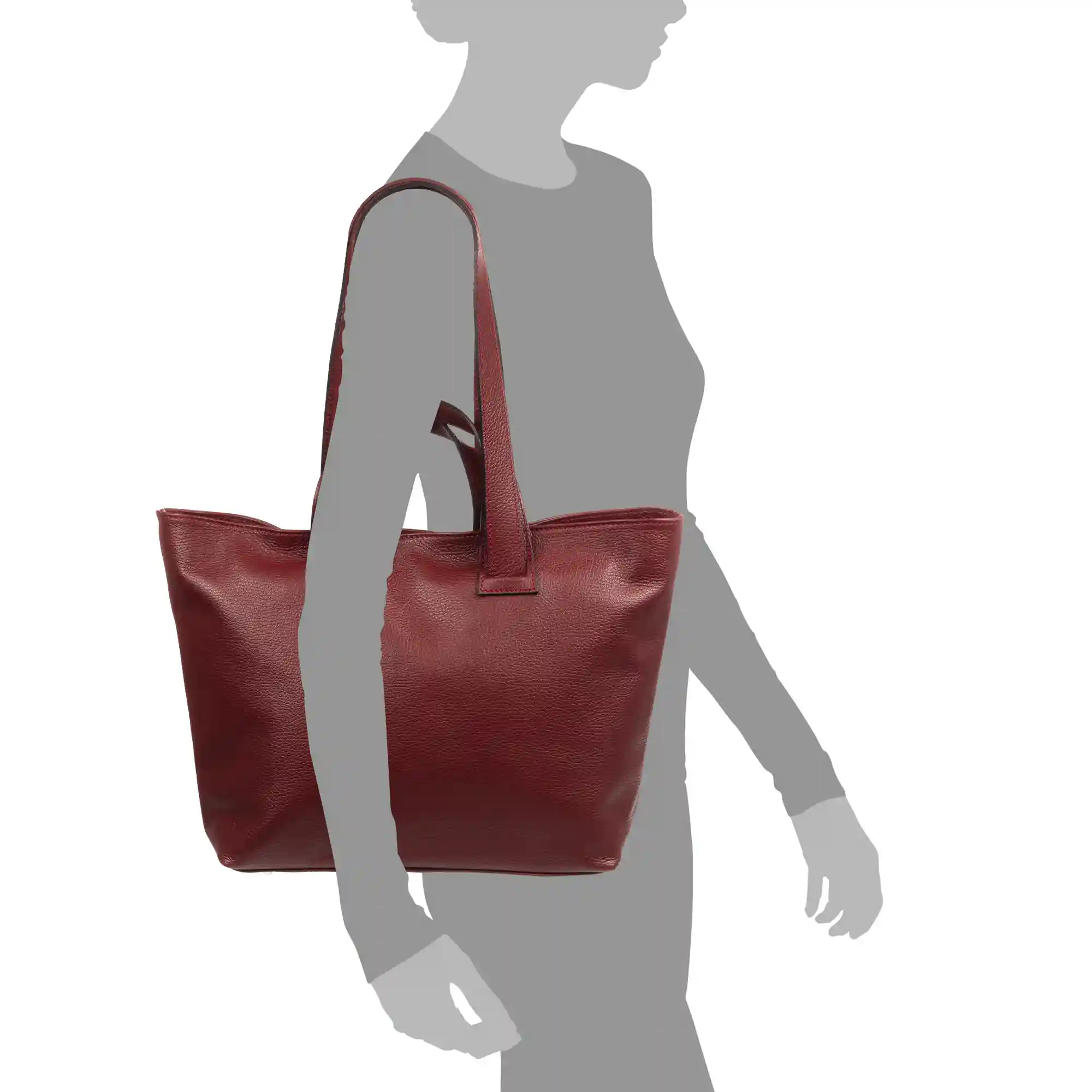Firenze artegiani Agliè Bolso shopper Mujer. Piel auténtica Dollaro Solo queda un día