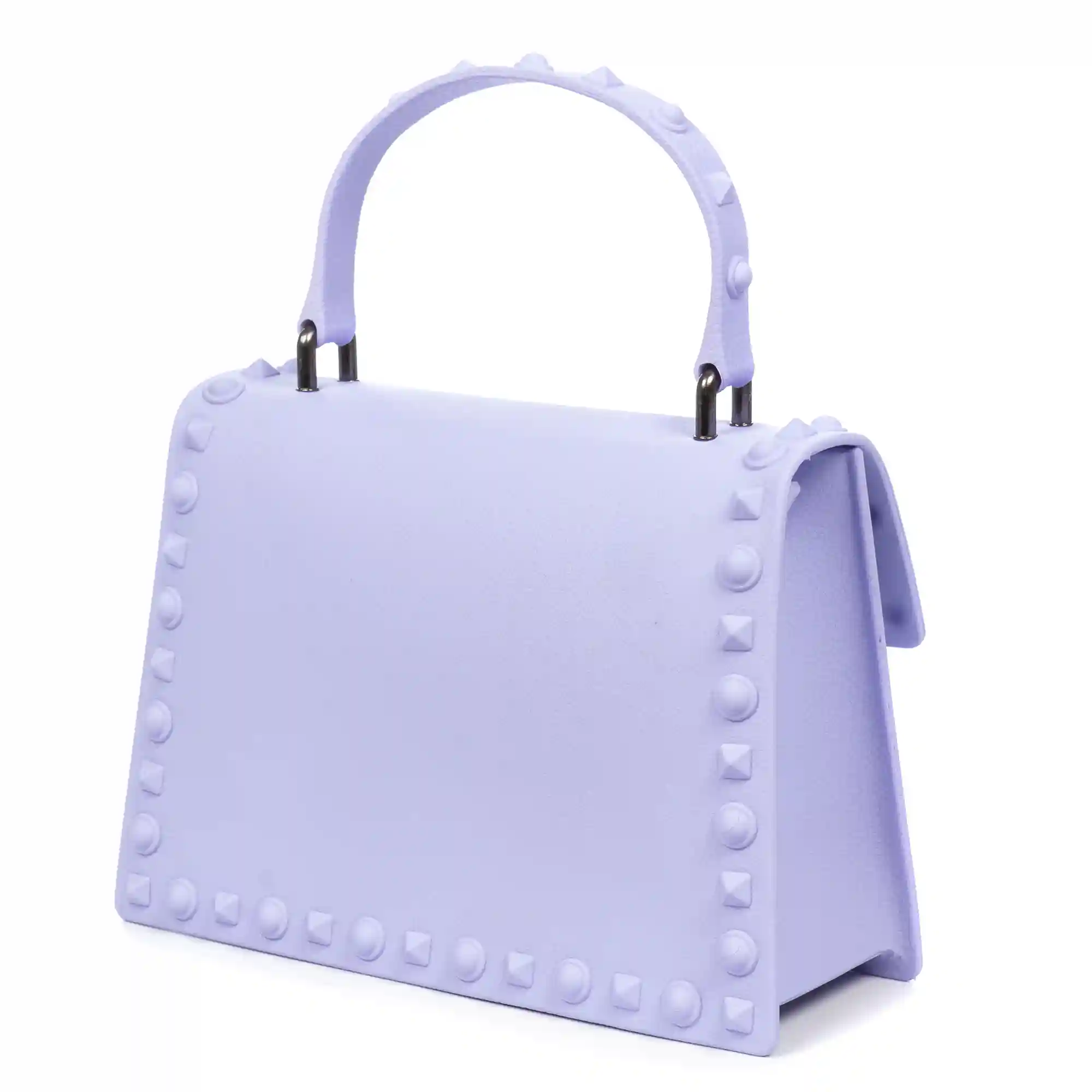 Firenze artegiani Villamaina bolso tote mini de pvc con grabado tachuelas. Cierre diseño esxclusivo Limitado a 3 días