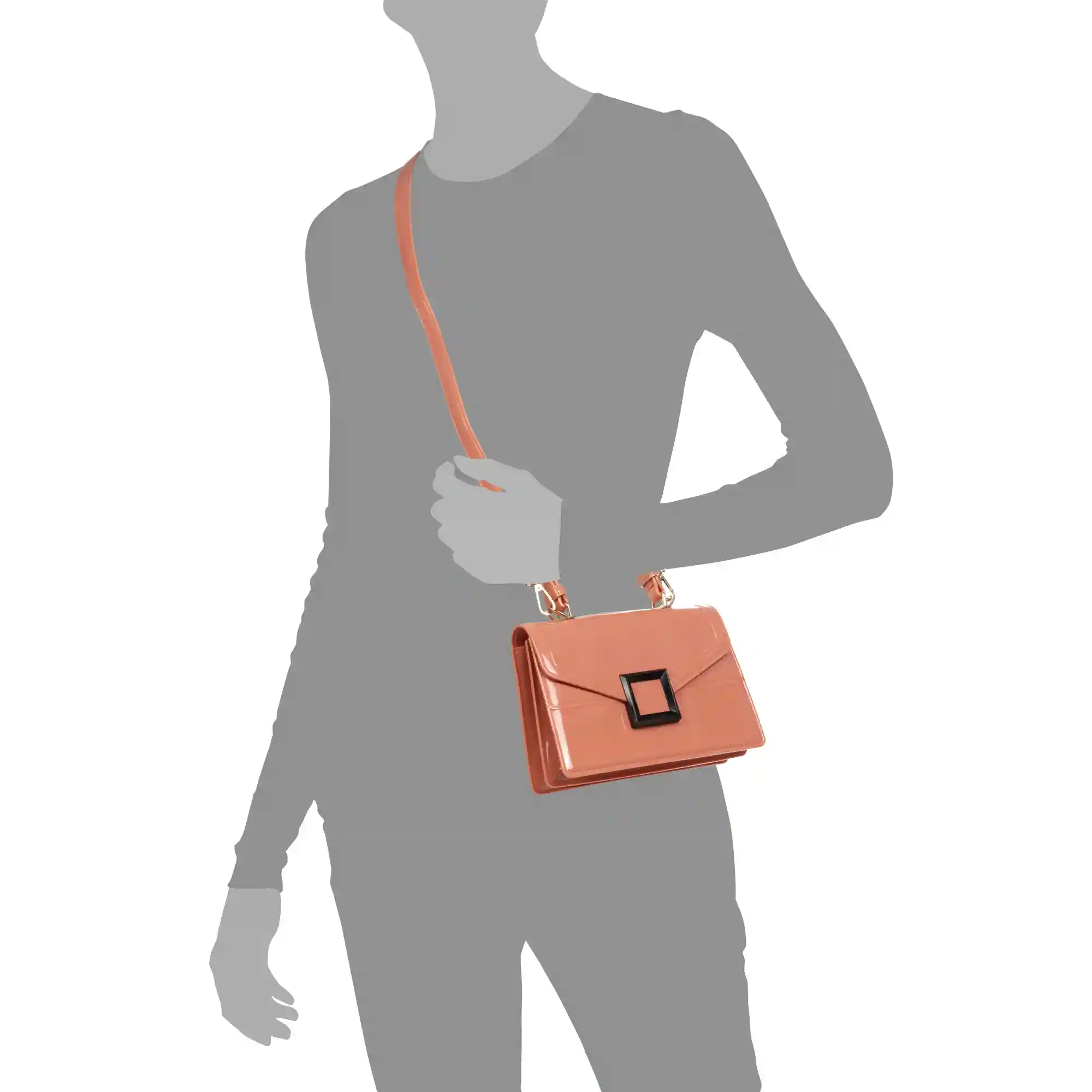 Firenze artegiani Zapponeta bolso tote mini de PVC Oferta exclusiva