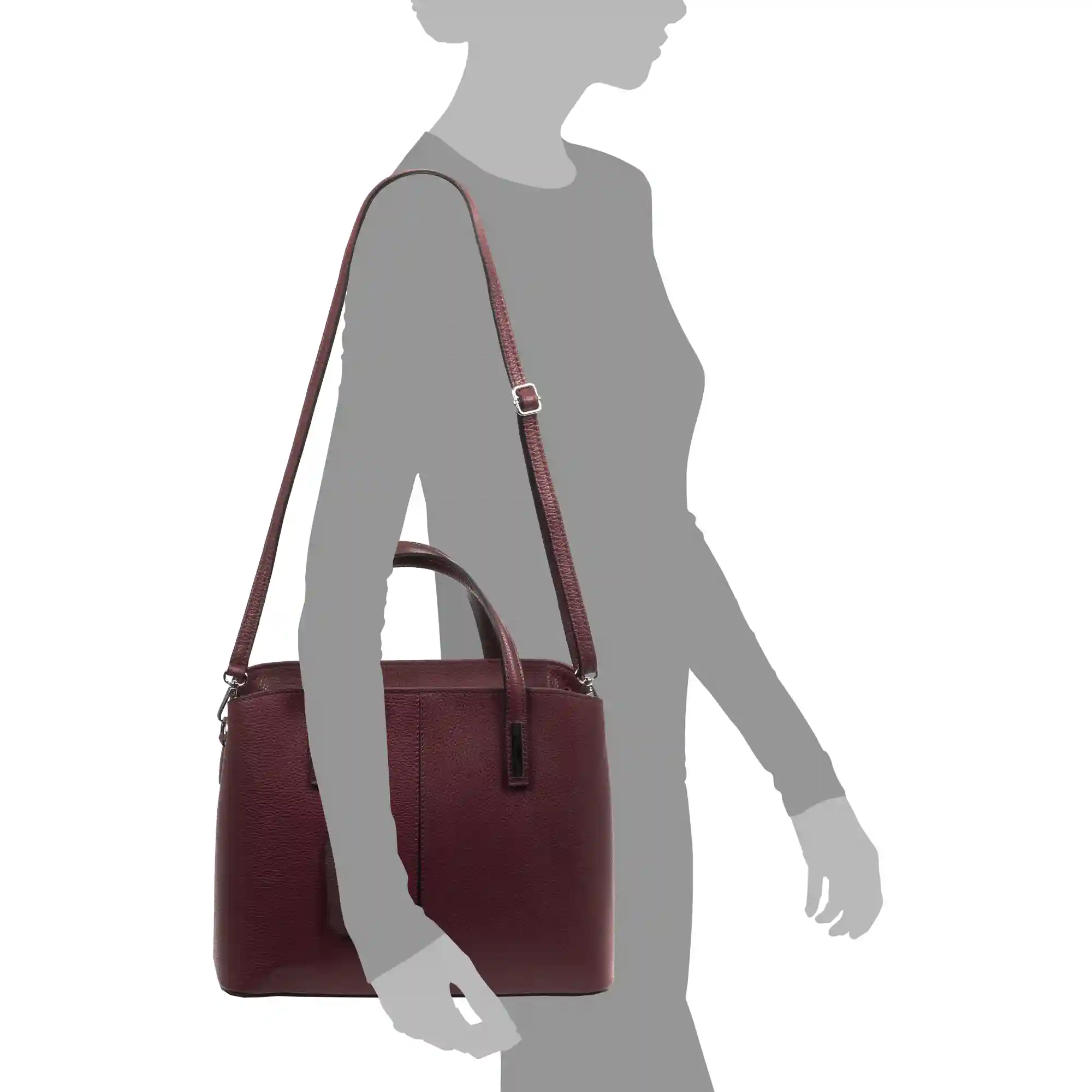 Firenze artegiani Violante Bolso tote Mujer. Piel auténtica Dollaro Descuento por venta flash