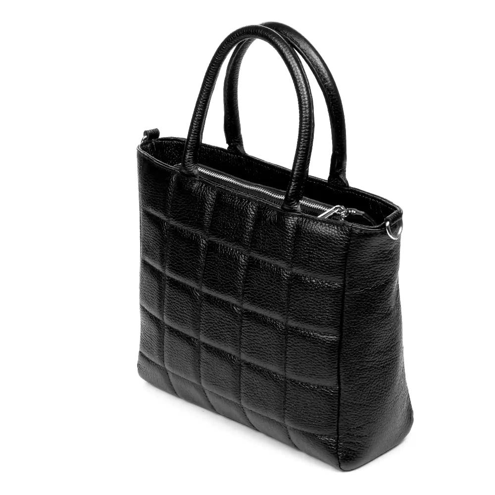 Firenze artegiani Albizzate bolso tote de mujer. Piel auténtica acabado Dollaro acolchado Outlet