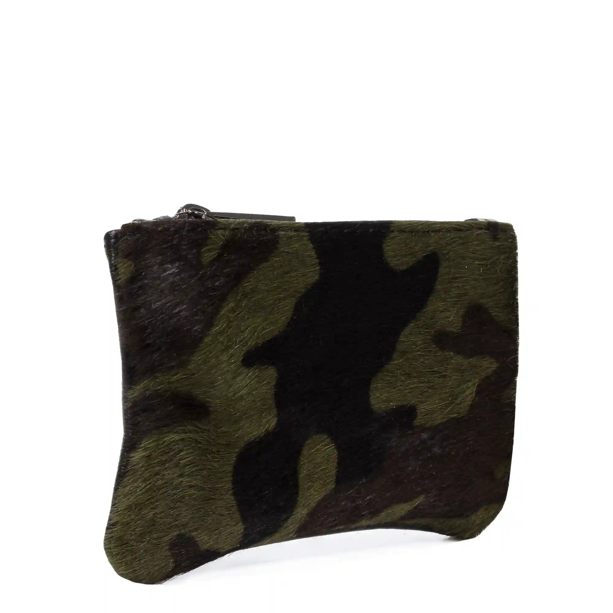 Firenze artegiani Leonilda Monedero Mujer Mujer.Piel auténtica Sauvage Cavallino Camuflaje En oferta