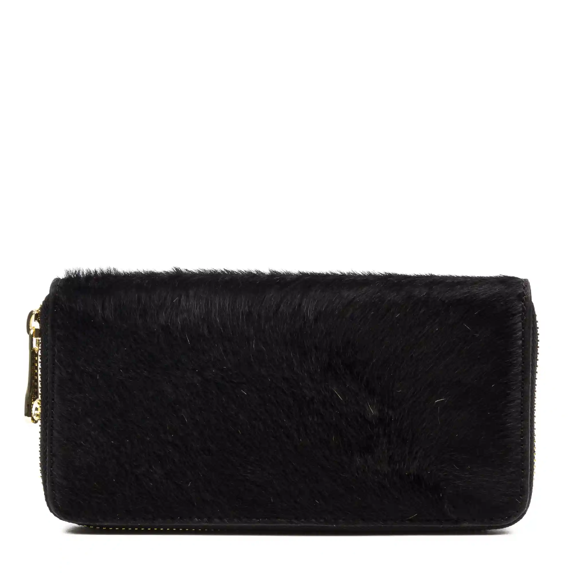 Firenze artegiani Stella Cartera Mujer Mujer. Piel auténtica Cavallino Pitón Marrón