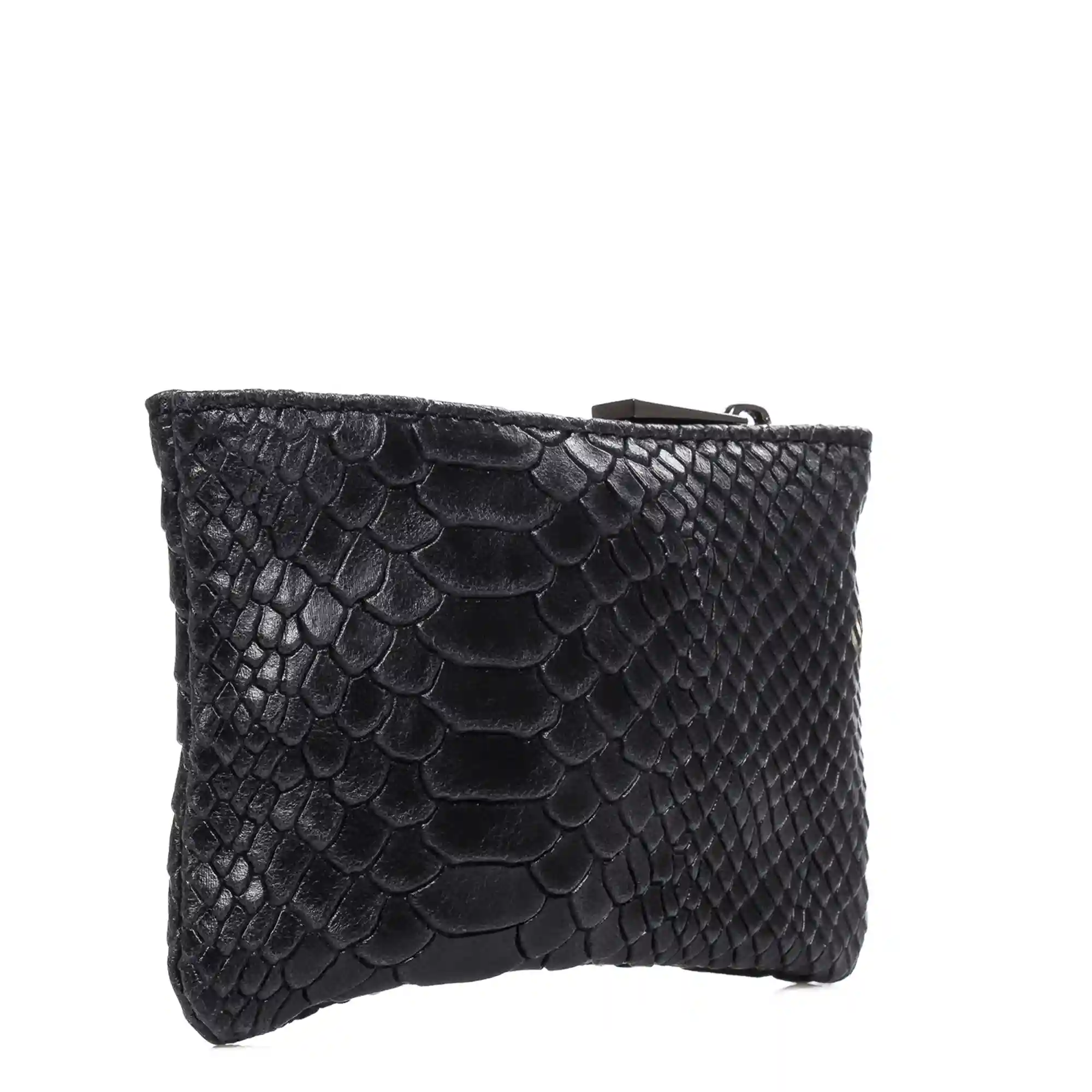Firenze artegiani Seconda Cartera Mujer Mujer.Piel auténtica Gamuza Grabado Serpiente Descuento