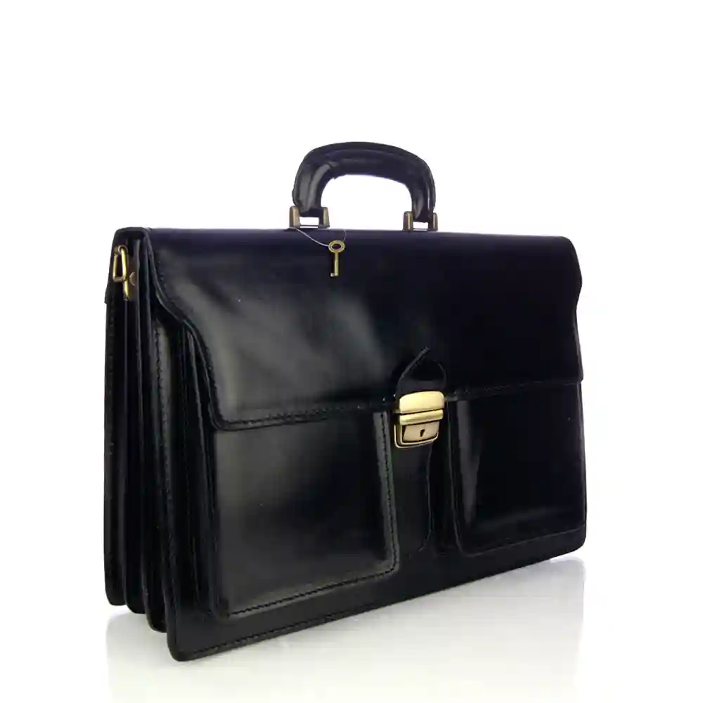 Firenze artegiani Pescara Maletin Unisex.Piel auténtica Vaqueta Oferta especial