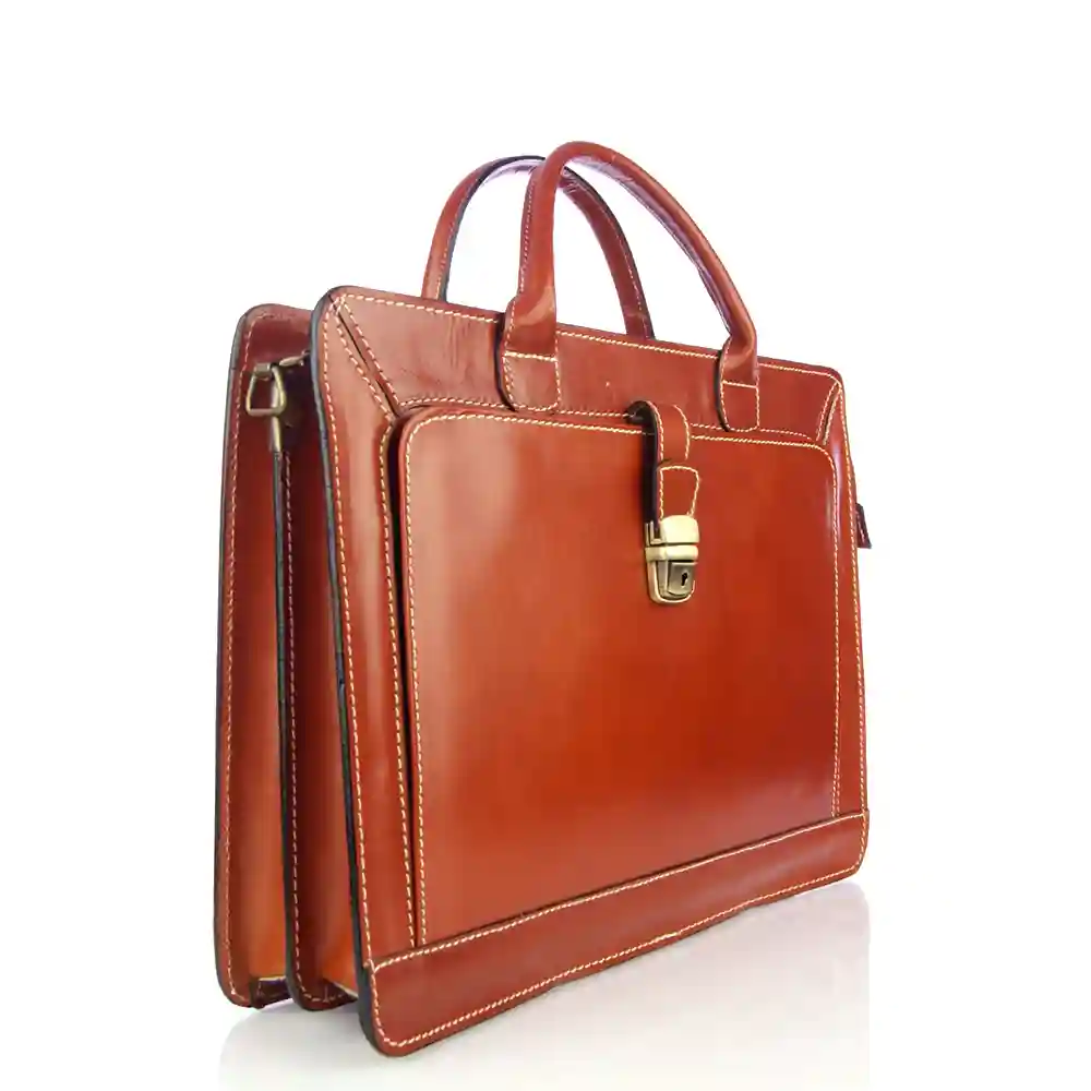 Firenze artegiani Paratico Maletin Unisex.Piel auténtica Vaqueta COMPRAR AHORA