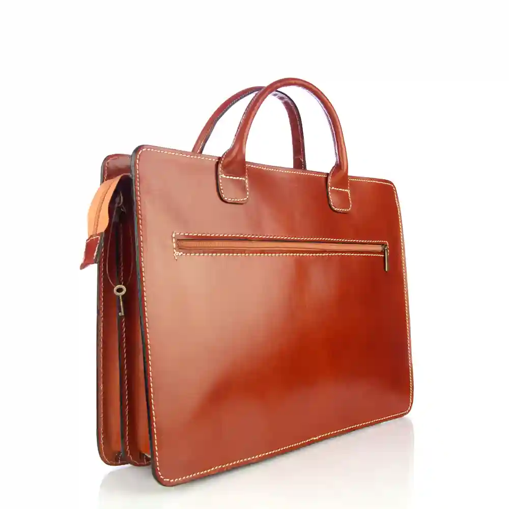 Firenze artegiani Paratico Maletin Unisex.Piel auténtica Vaqueta COMPRAR AHORA