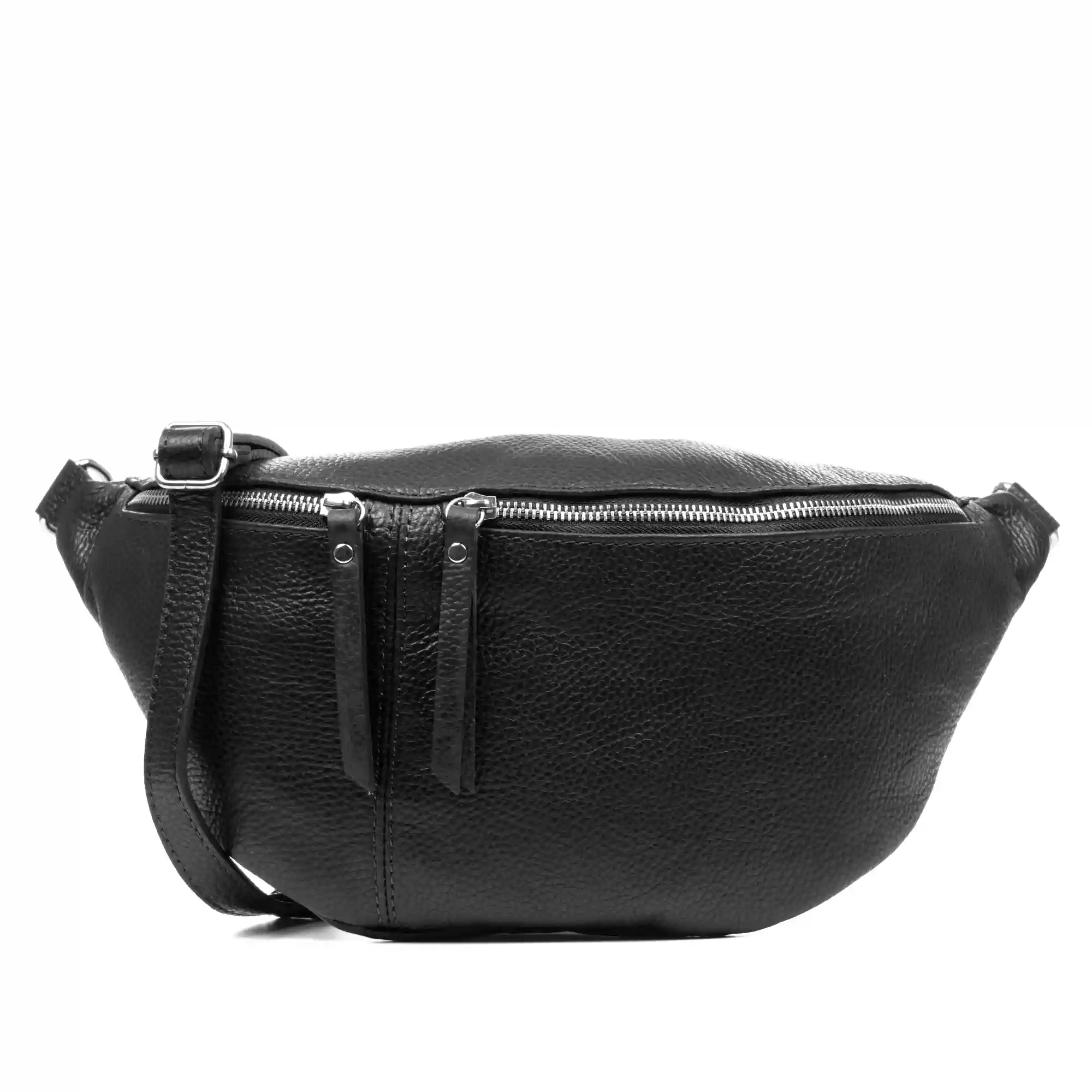 Firenze artegiani Amaroni riñonera de moda Unisex. Piel auténtica Dollaro