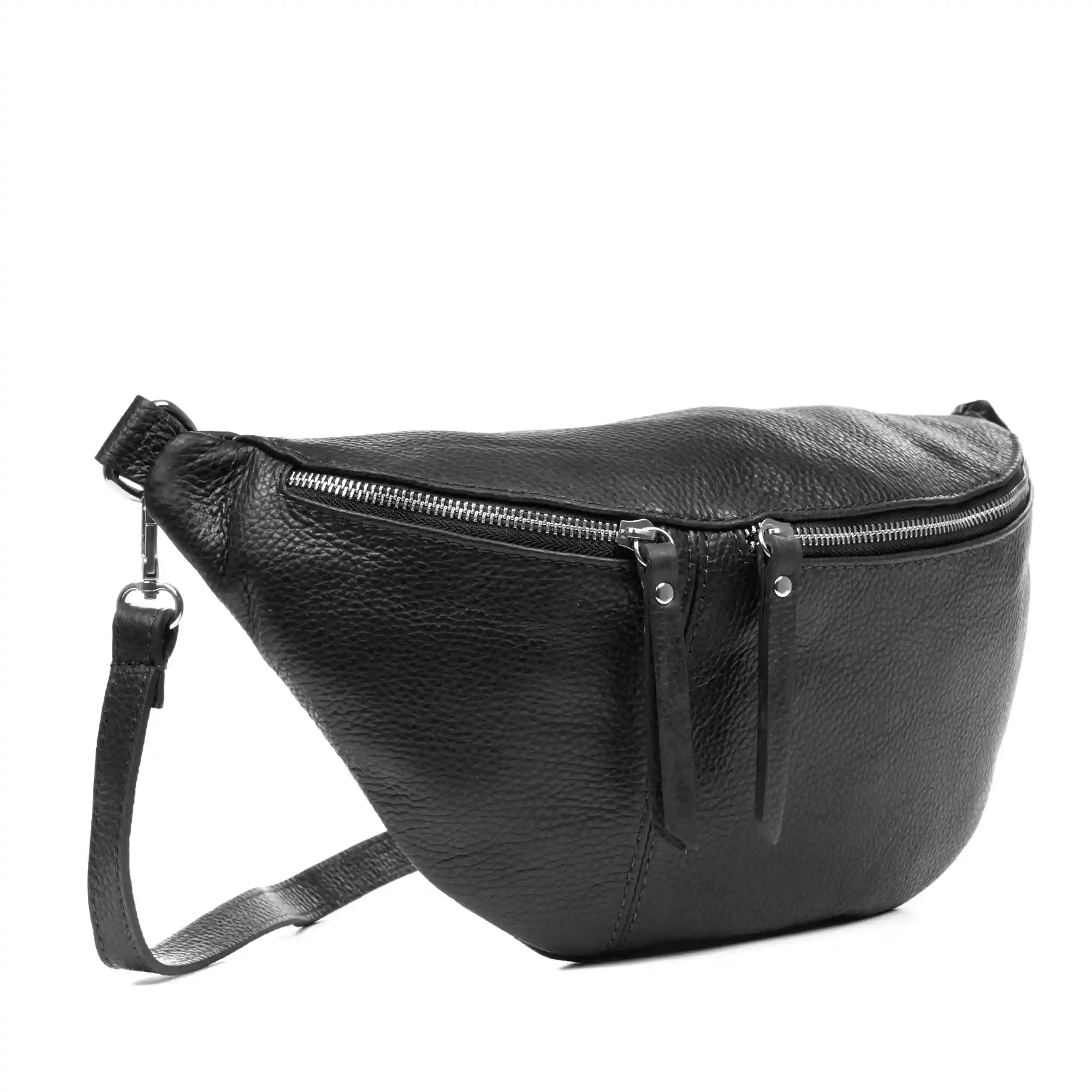 Firenze artegiani Amaroni riñonera de moda Unisex. Piel auténtica Dollaro Precio de fábrica