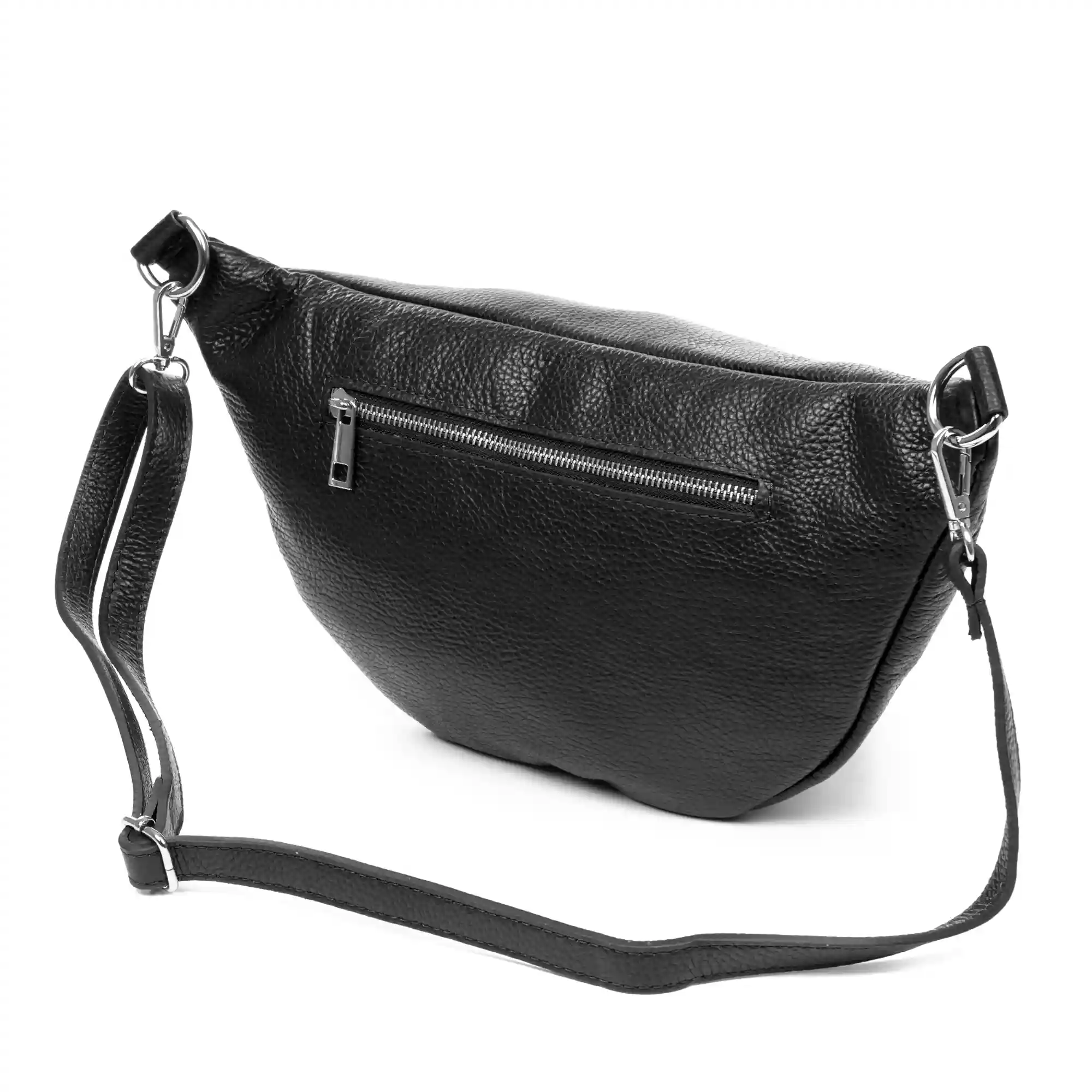 Firenze artegiani Amaroni riñonera de moda Unisex. Piel auténtica Dollaro Precio de fábrica