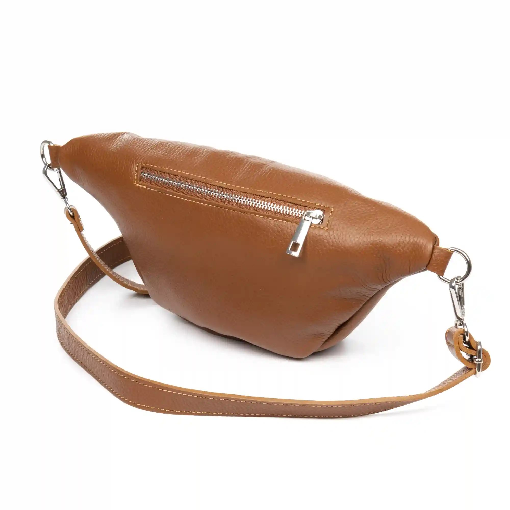 Firenze artegiani Amandola riñonera de moda Unisex. Piel auténtica Dollaro Promoción por tiempo limitado