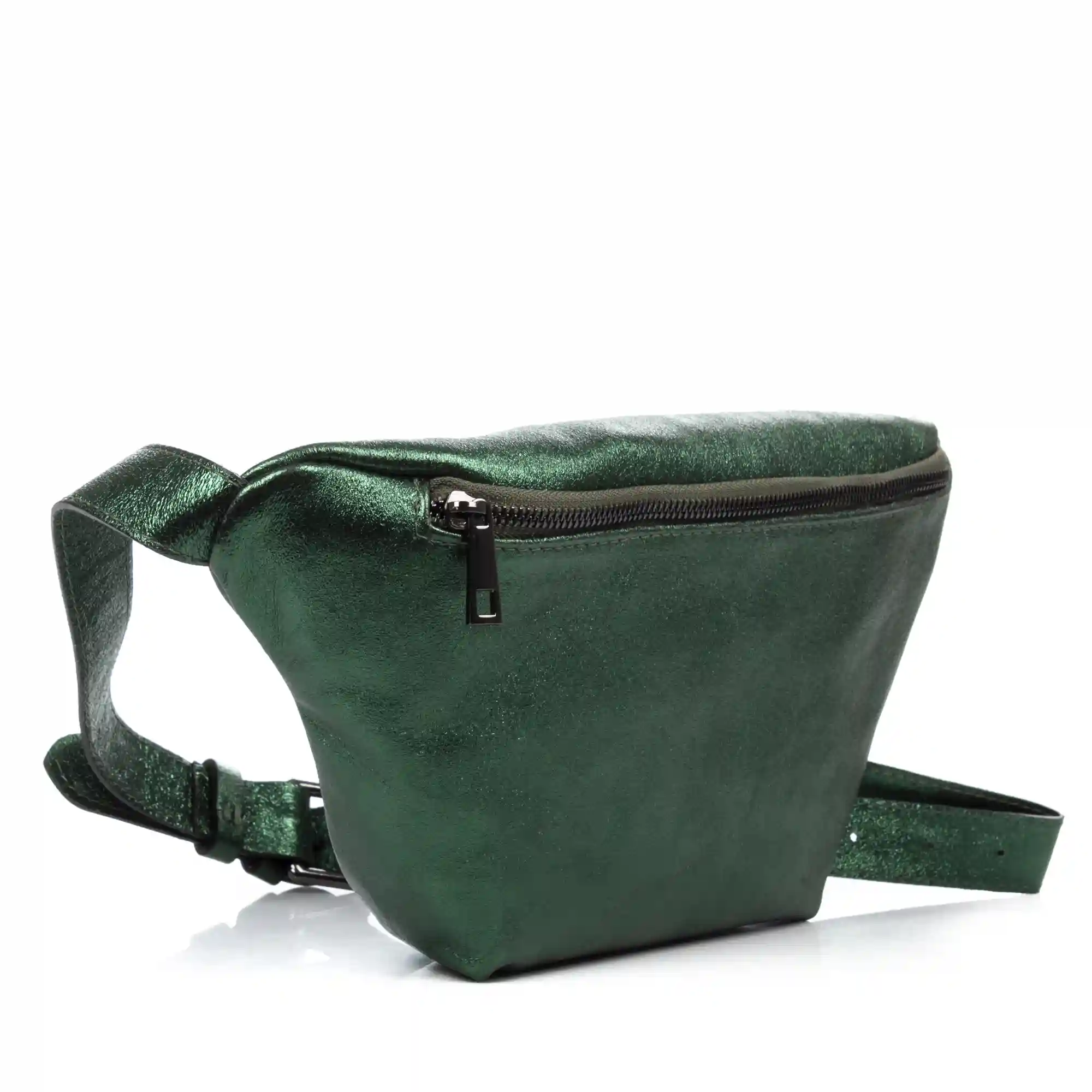 Firenze artegiani Altofonte riñonera de moda Unisex. Piel auténtica Gamuza lacada Oferta especial de fábrica