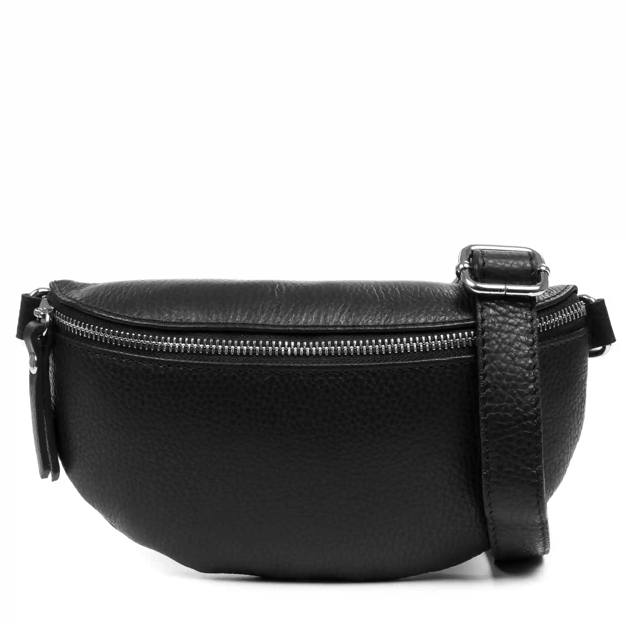 Firenze artegiani Donna Riñonera de moda Unisex. Piel auténtica Dollaro