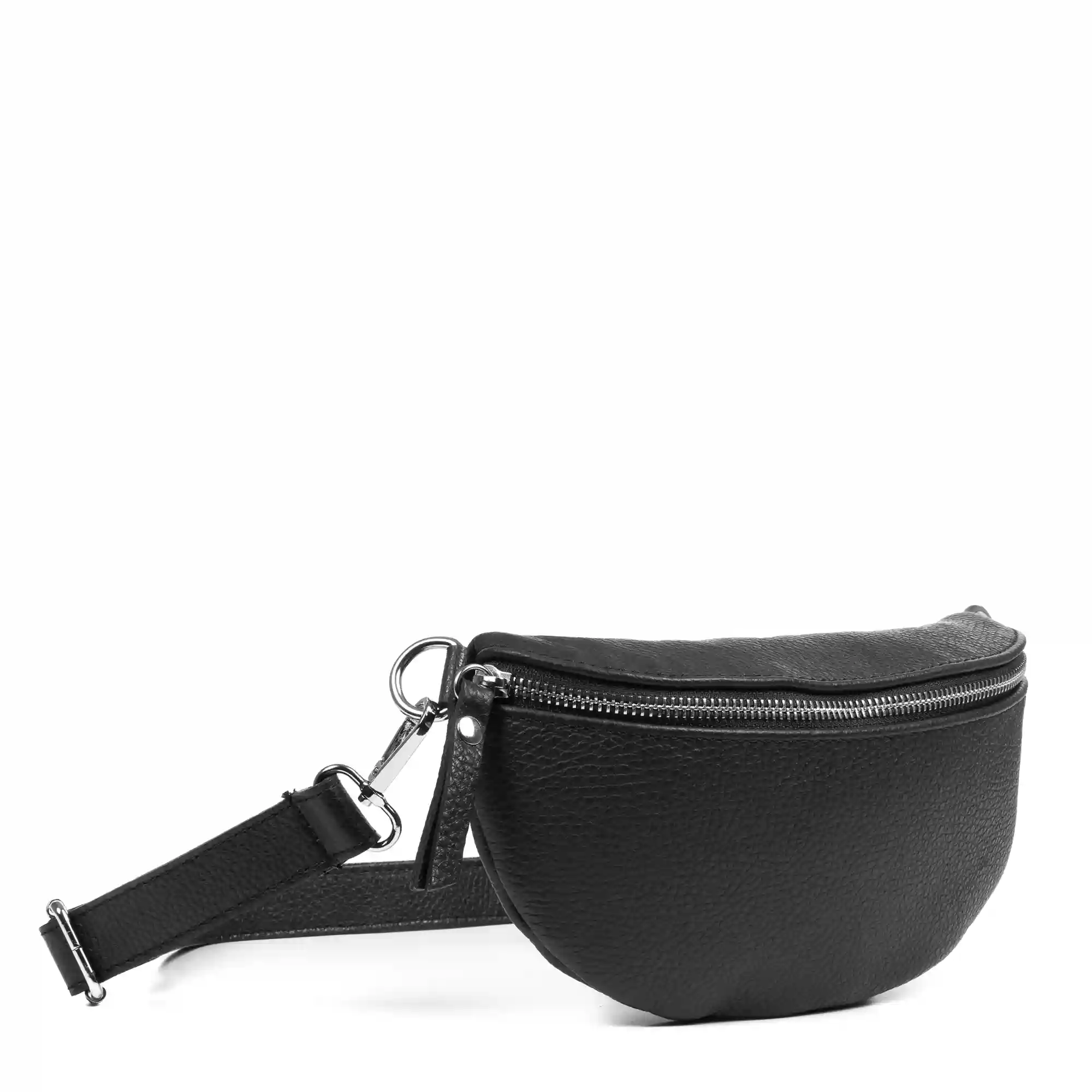 Firenze artegiani Chiara Riñonera de moda Unisex.Piel auténtica Dollaro Liquidación