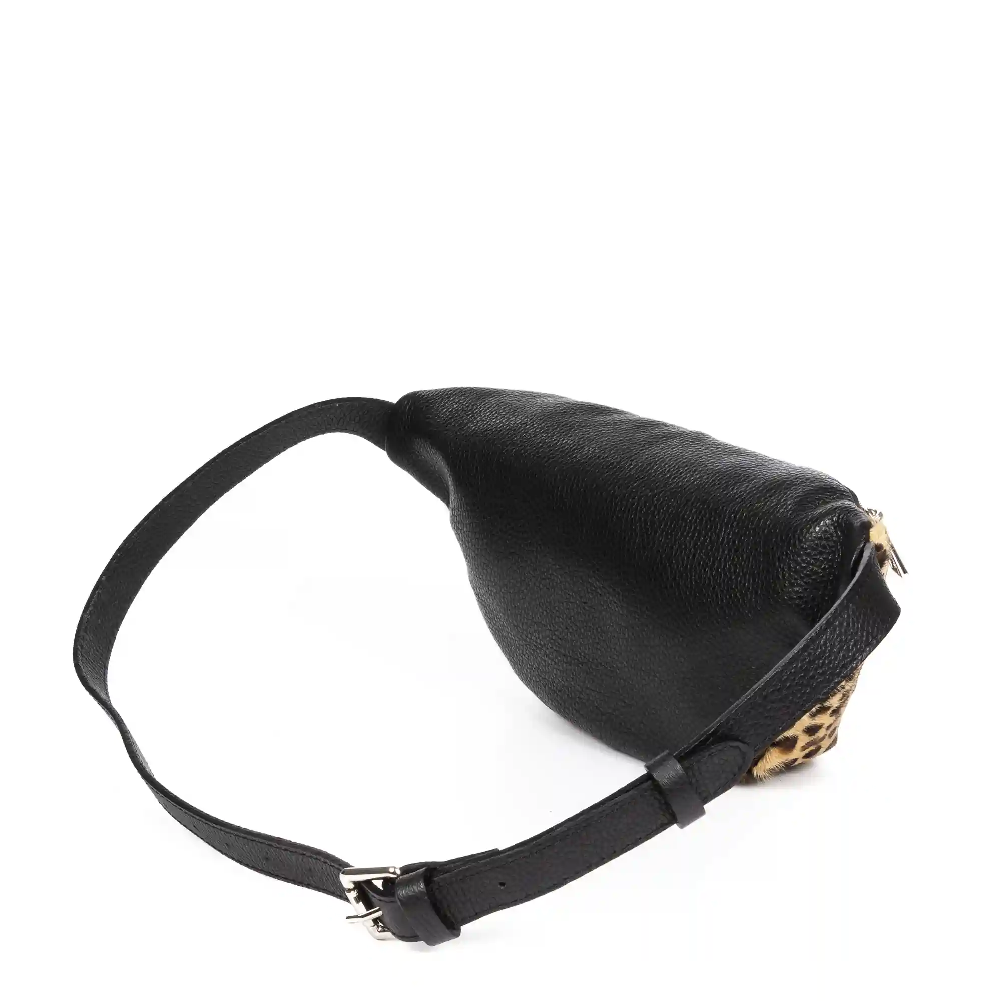Firenze artegiani Arabela Riñonera de moda Unisex.Piel auténtica Cavallino Leopardo pq Dollaro Envío internacional gratuito
