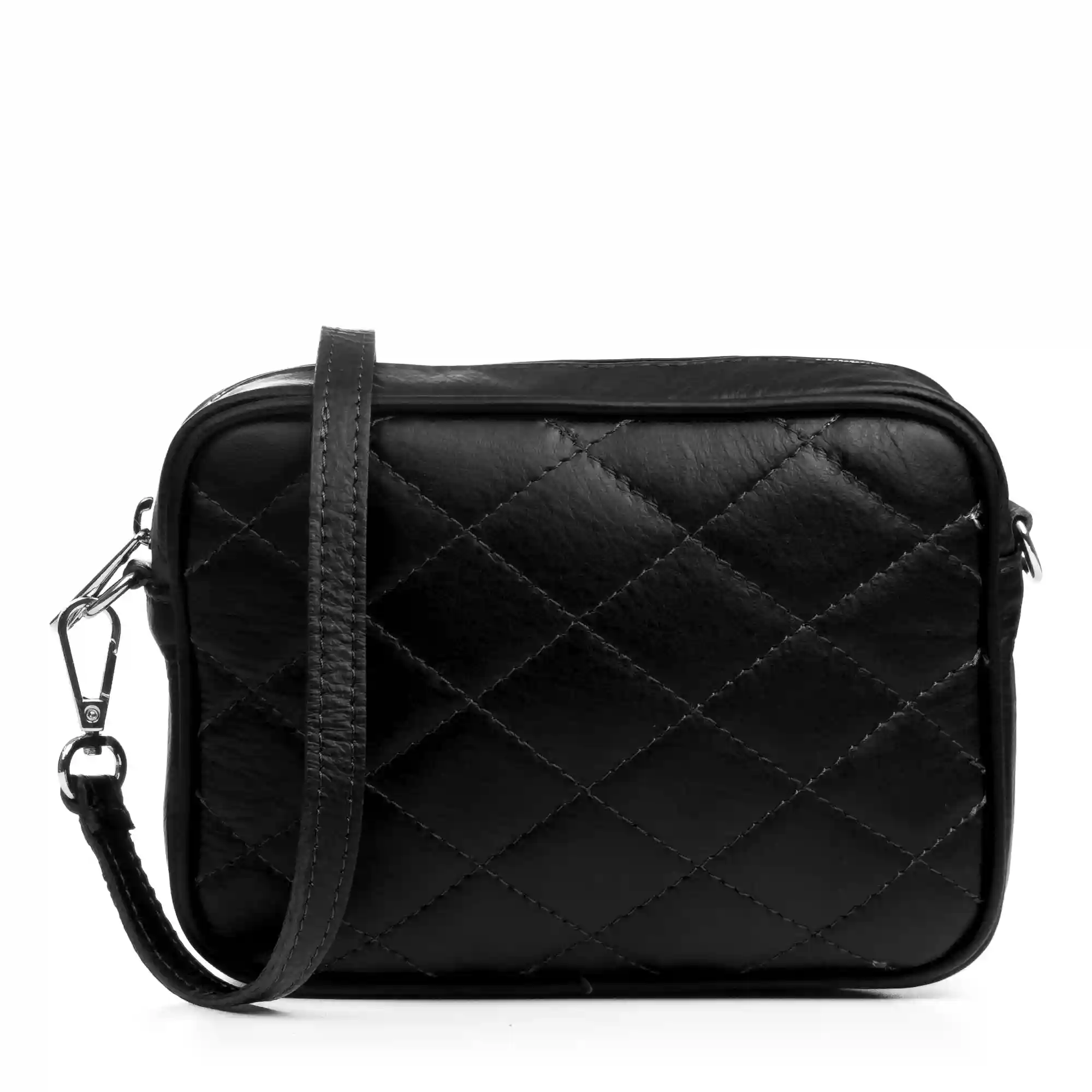 Firenze artegiani Serafina Riñonera de moda Unisex.Piel auténtica Sauvage Acolchado