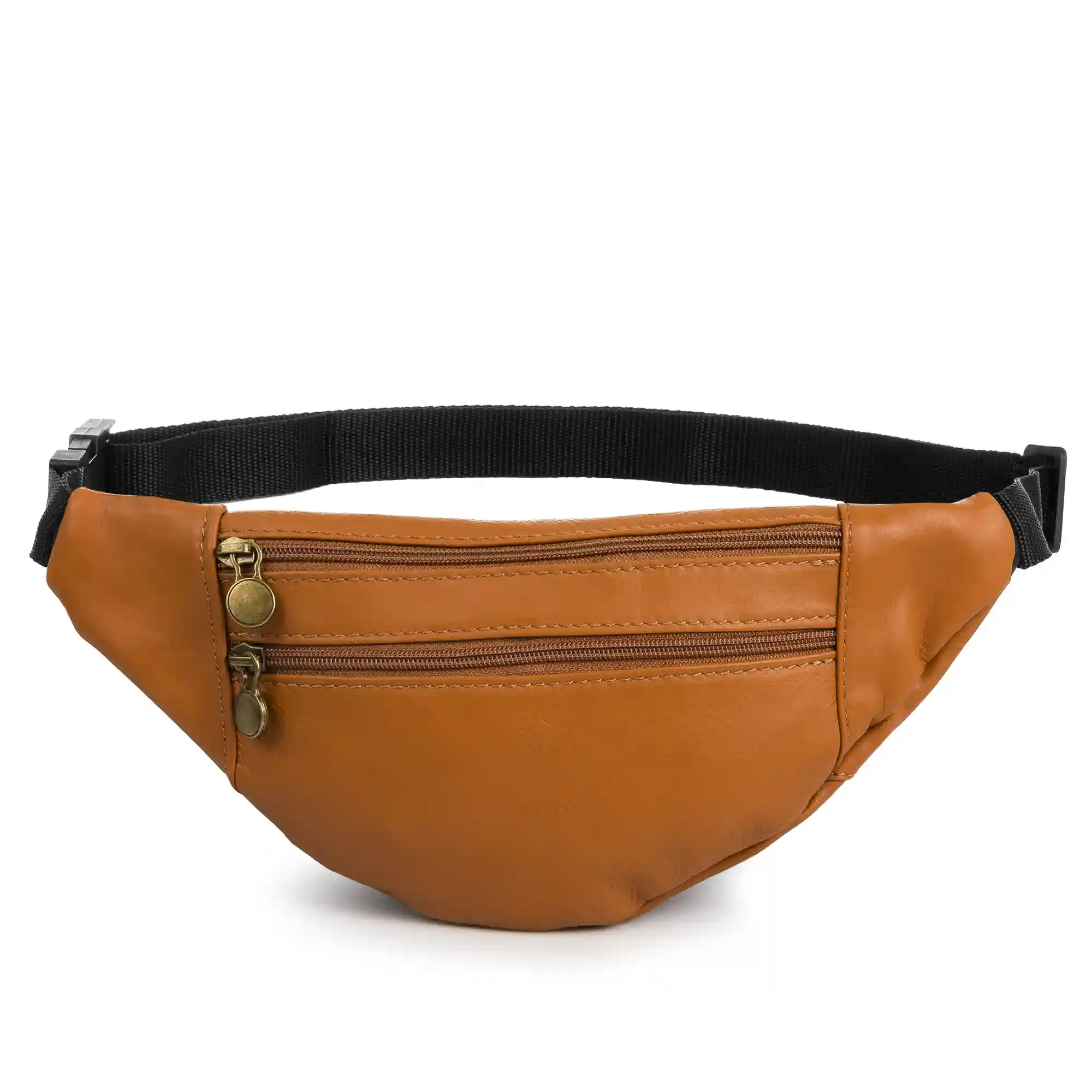 Firenze artegiani Clara Riñonera de moda Unisex.Piel auténtica Sauvage