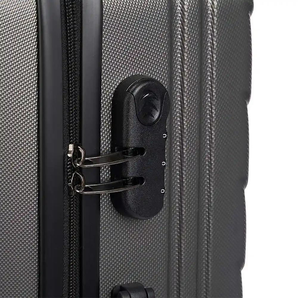 Firenze artegiani Maleta trolley de cabina en ABS ligera y resistente. Diseño escamas Libre de impuestos